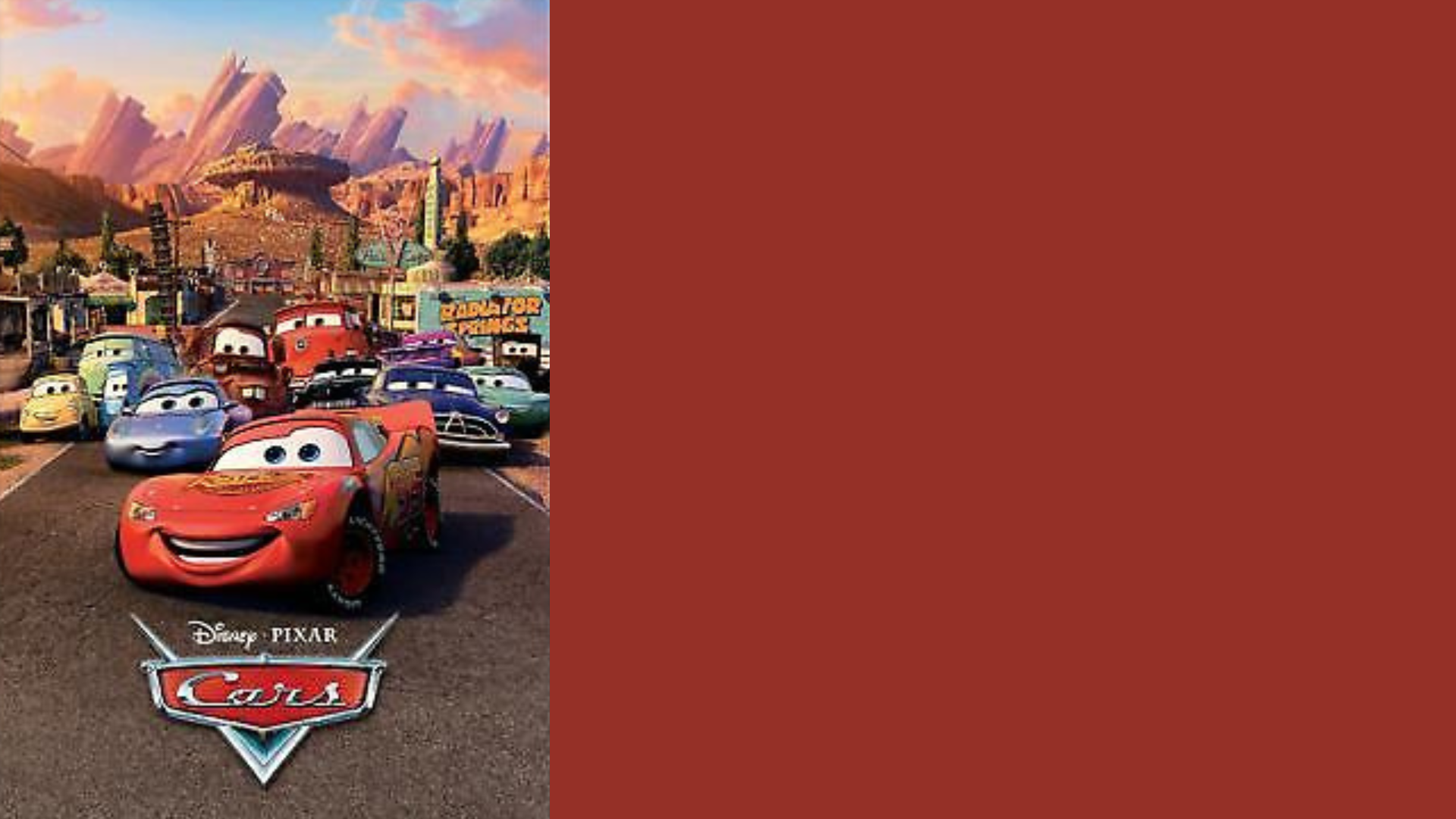 Summer Movie Night: "Cars"
