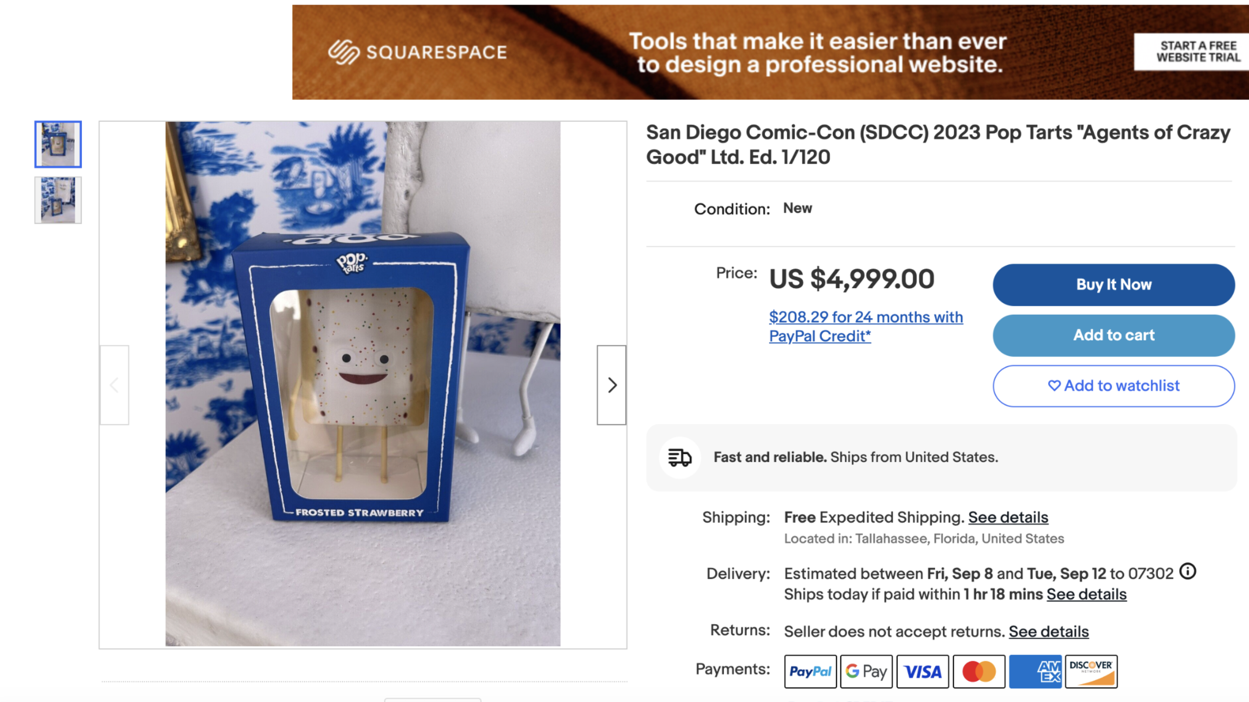  It didn’t take long for them to hit the black market… 