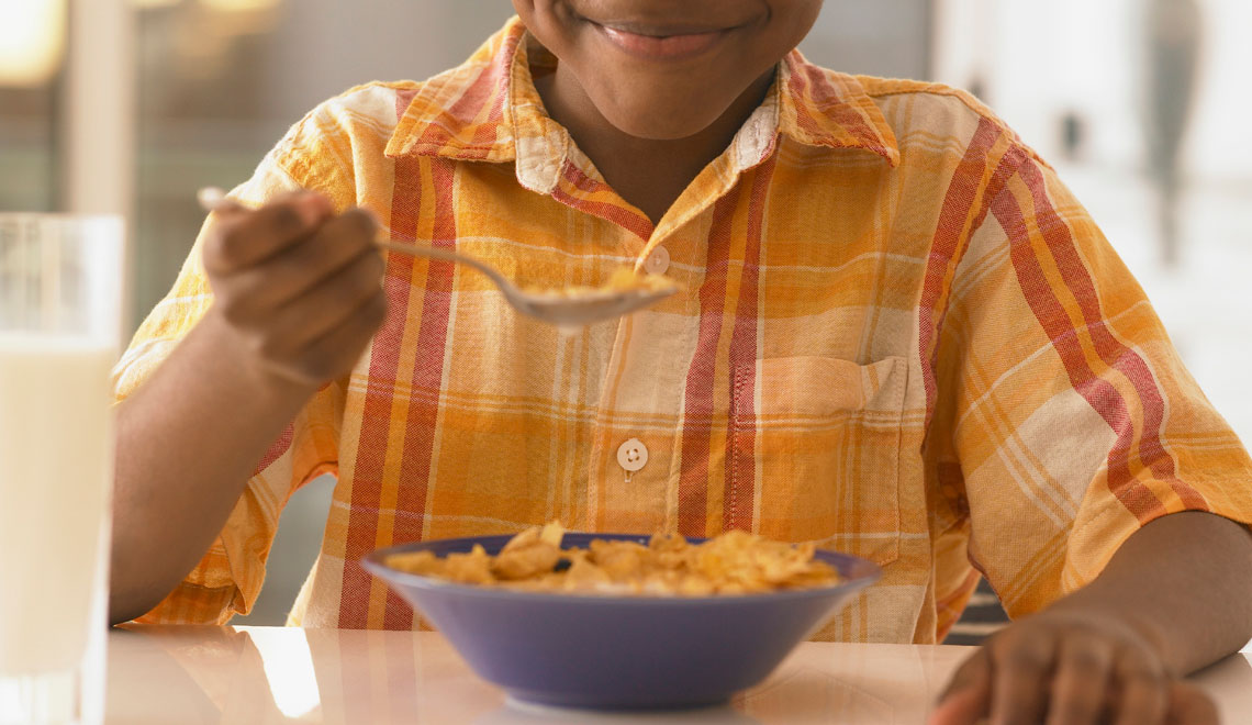 Eat with utensils