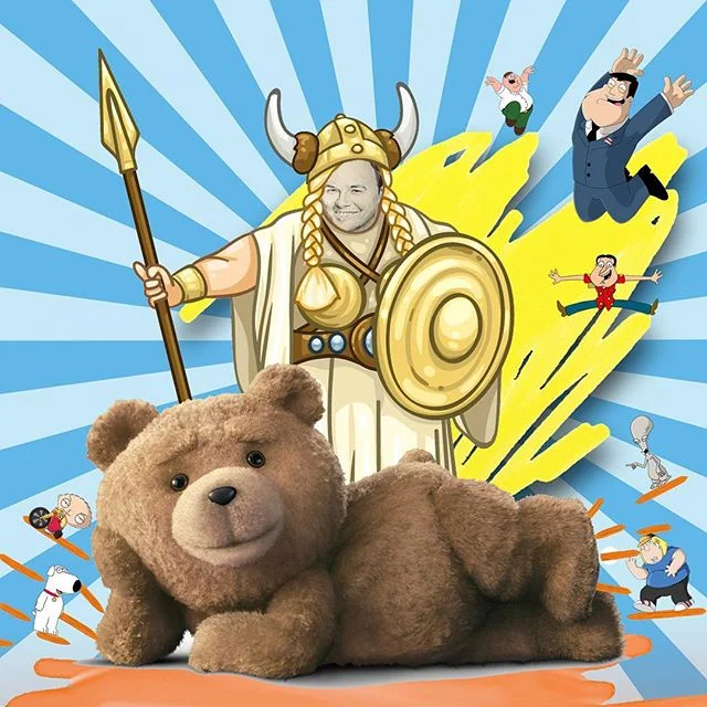 haiku bio 👇🏿
All the voices&hellip;ALL
Horny, party teddy bear
Opera singer too?!
@sethmacfarlane @sethmacfarlanetvcomedy @sethmacfarlane_fanpage_ @seth_macfarlane_family_guy @seth_macfarlane_shows #sethmacfarlane #haikus #writing #poetry #popcultu