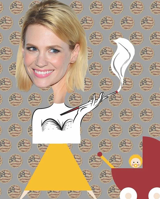 ✍🏼✍🏼✍🏼
Placenta meals, ew
A babe that betty draper
Stifler crushes hard
@januaryjones #betty #bettydraper @madmen_amc @madmen1960s @madmenpics @madmenquotes #birth #haiku #haikus #haikubitty #poetry #writing #english #popculture #januaryjones #adv