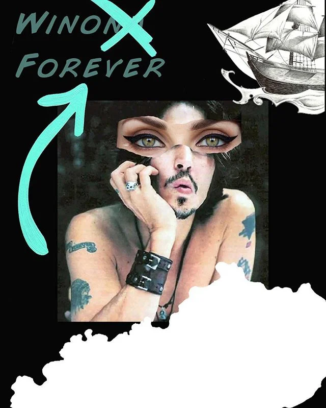 ✍🏾
Born in Kentucky
Eyeliner on the Black Pearl
Wino Forever
@johnnydepp_daily #johnnydepp #winonaryder #johnny #piratesofthecaribbean #haiku #poetry #poem #celebrity #haikus #haikufun #haikubitty #celebrities #bio #kentucky