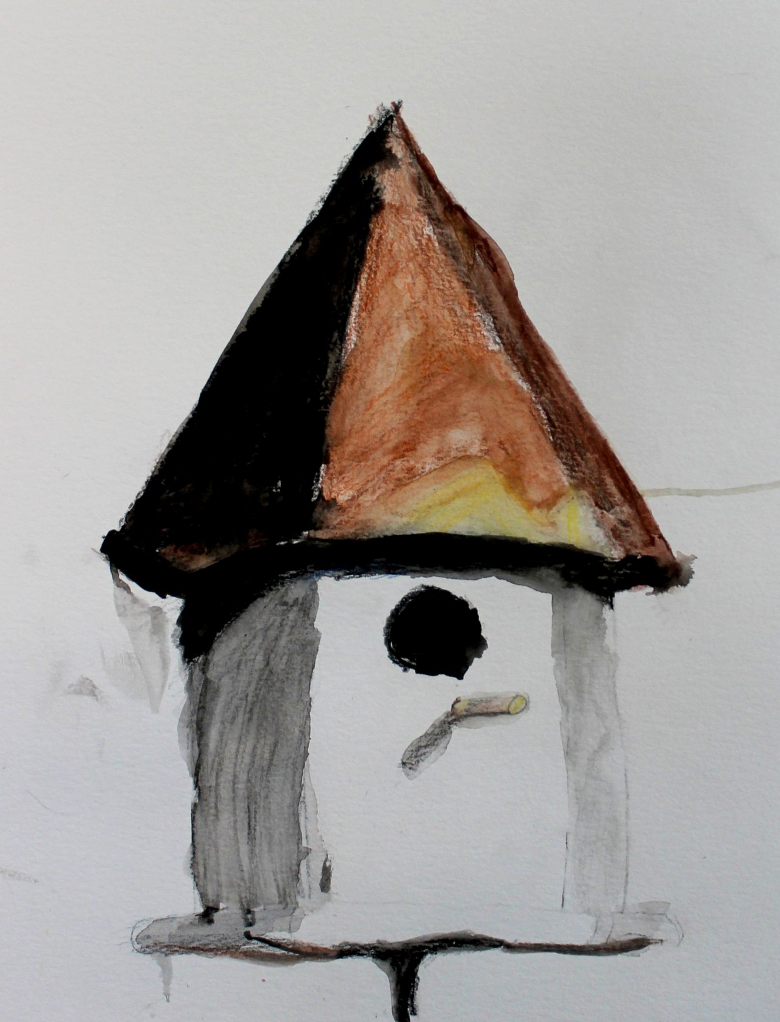 Levi, age 6, watercolor pencil