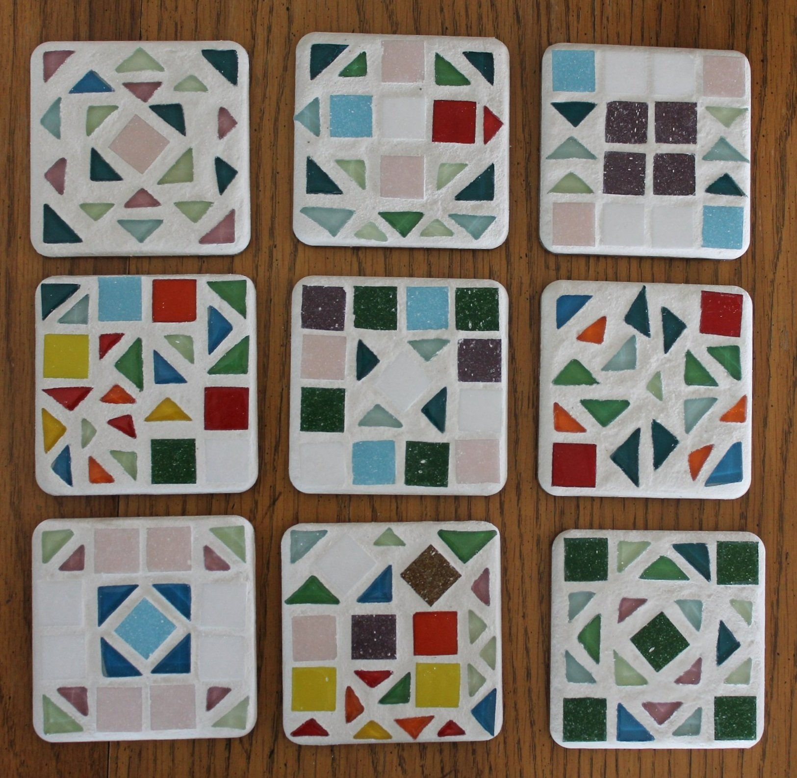 Mosaic coasters