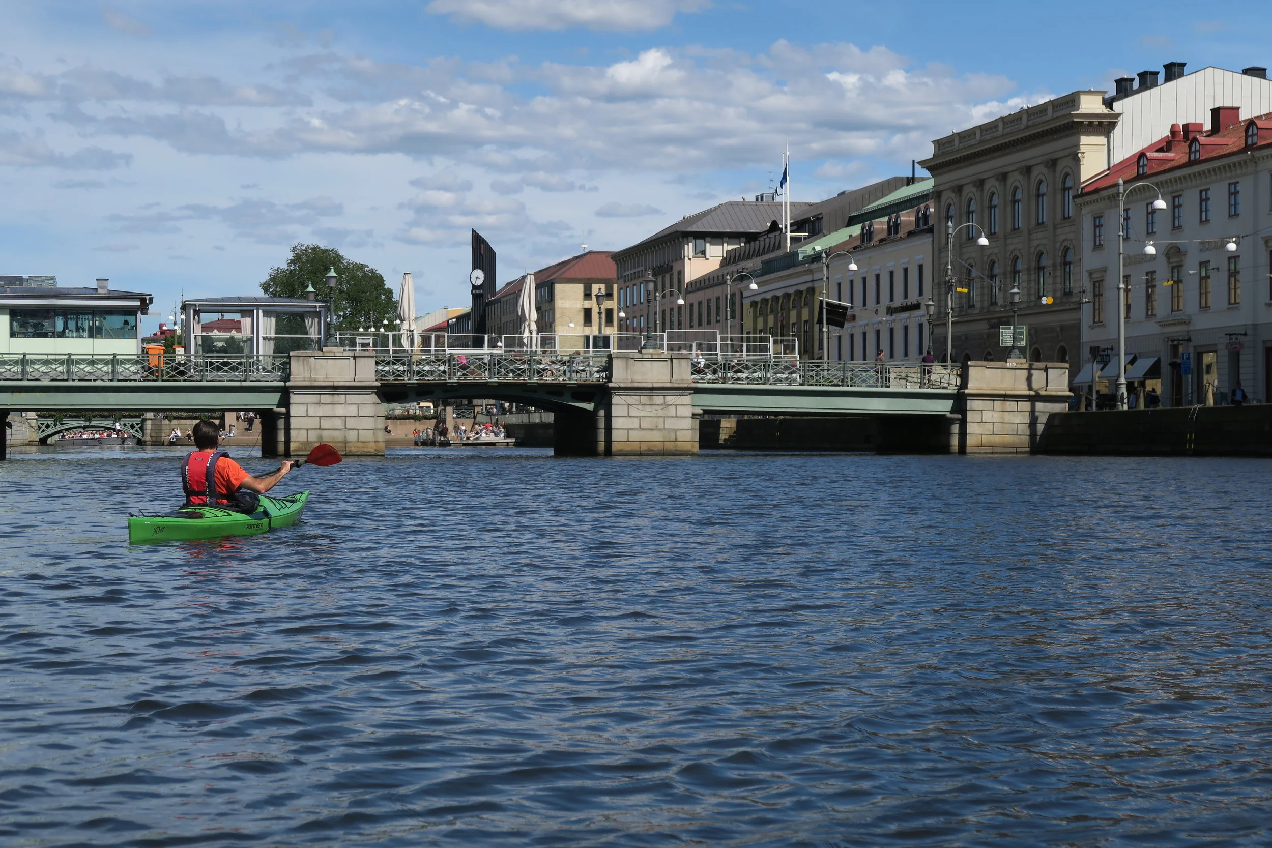 Paddling around Gothenburg