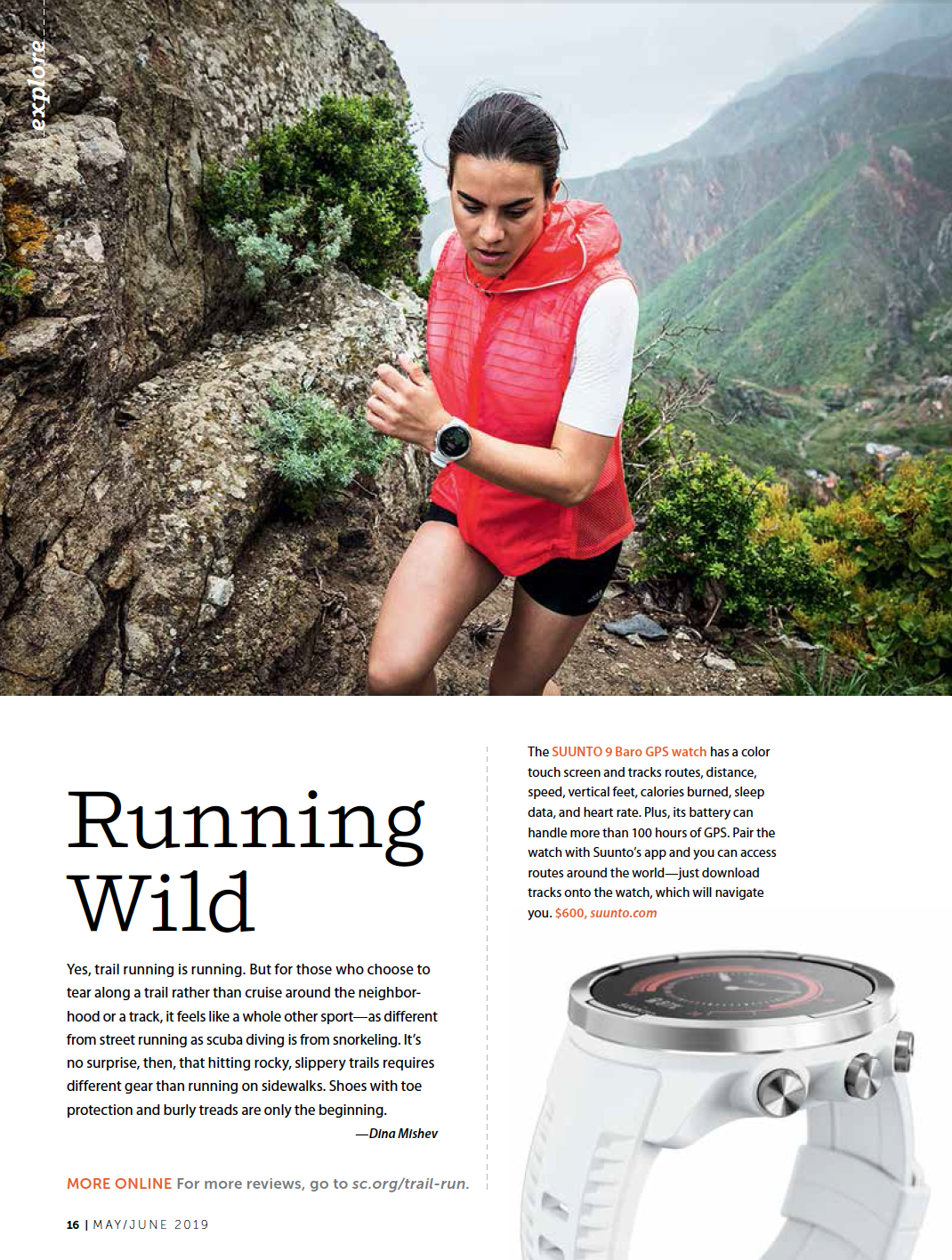Trail Running Essentials for Sierra magazine