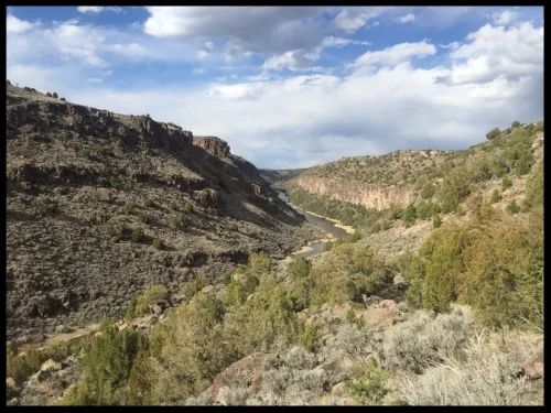 Taos Gorge is pretty gorge-eous!