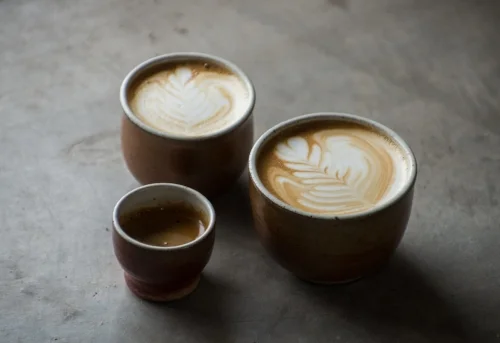 Prismatic's coffee not only tastes great, it looks beautiful too!