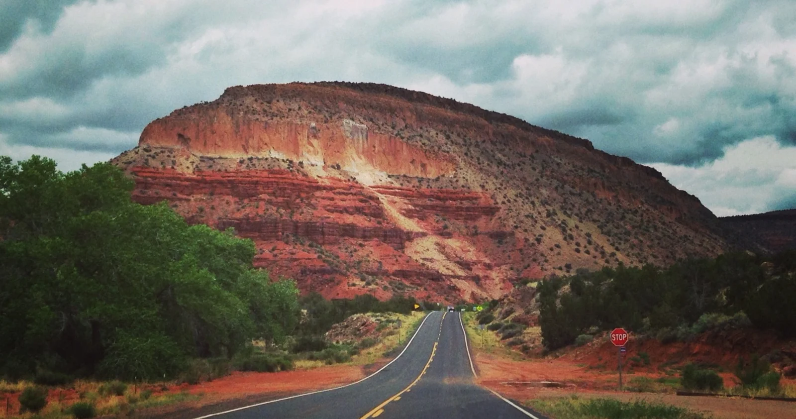 A view of Battleship Rock from NM 4, en route to Jemez Springs // Photo by Kerry M. Halasz
