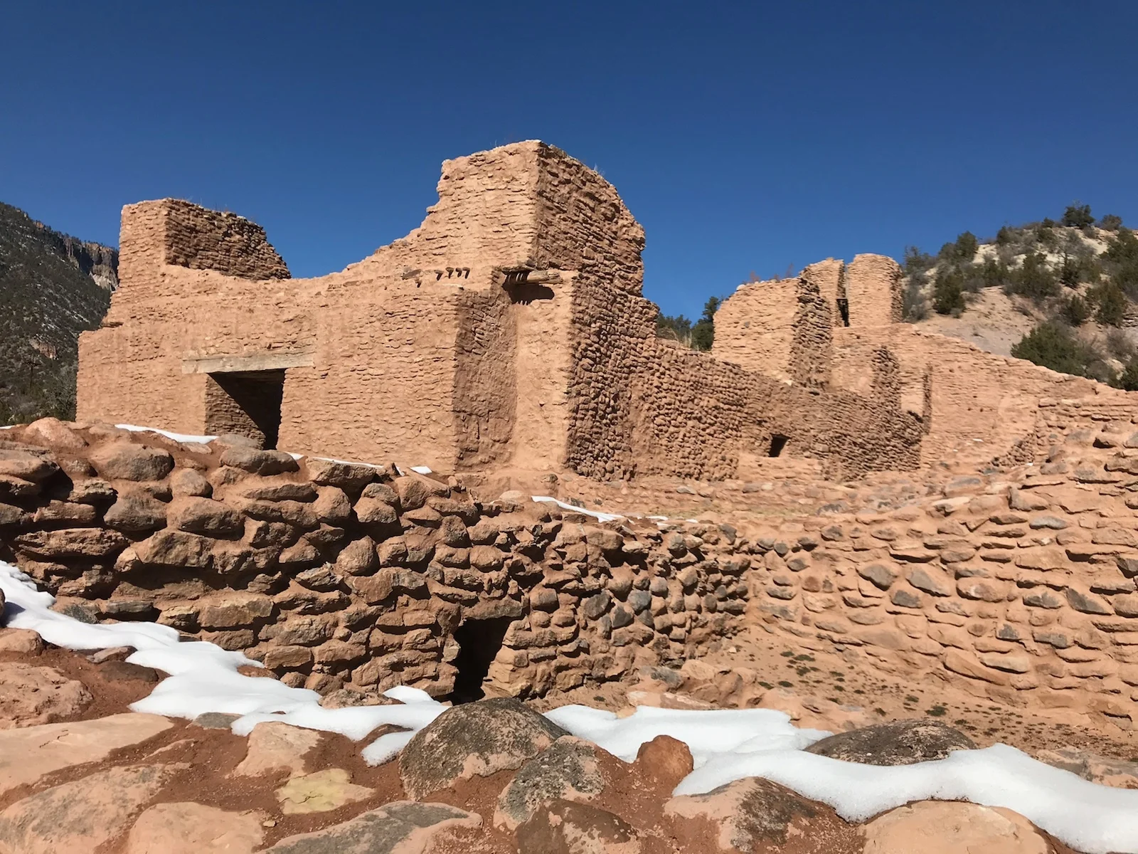 Ruins at Jemez Historic Site // Photo by Kerry M. Halasz