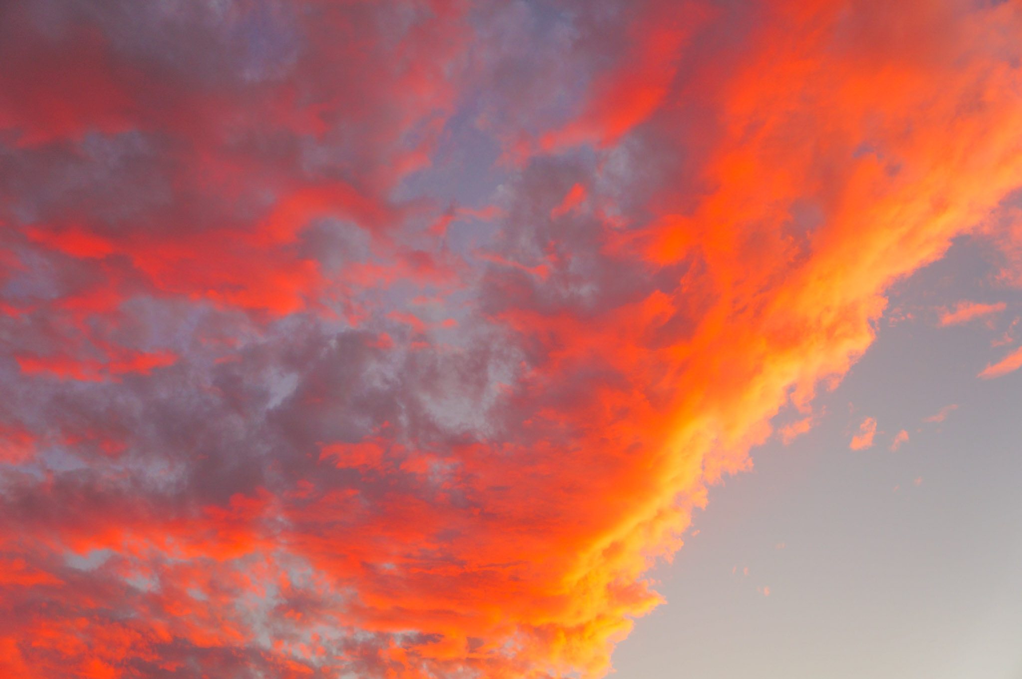 Sunset. 