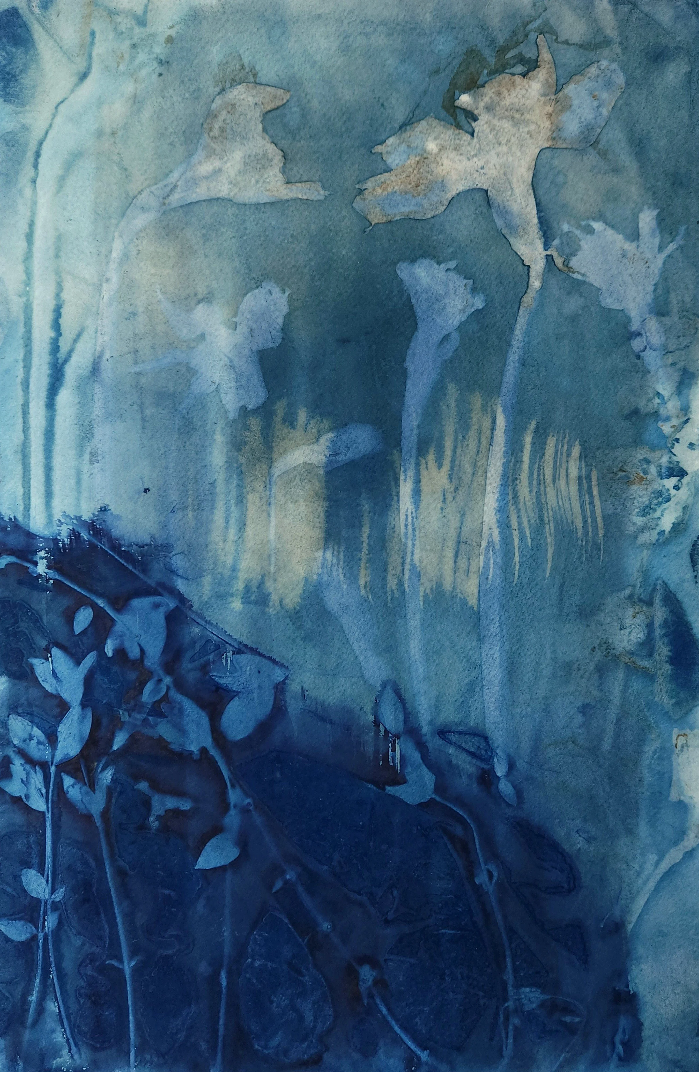 Madge_Evers_Tulip and Chickweed I__10 x 12 inches.jpg