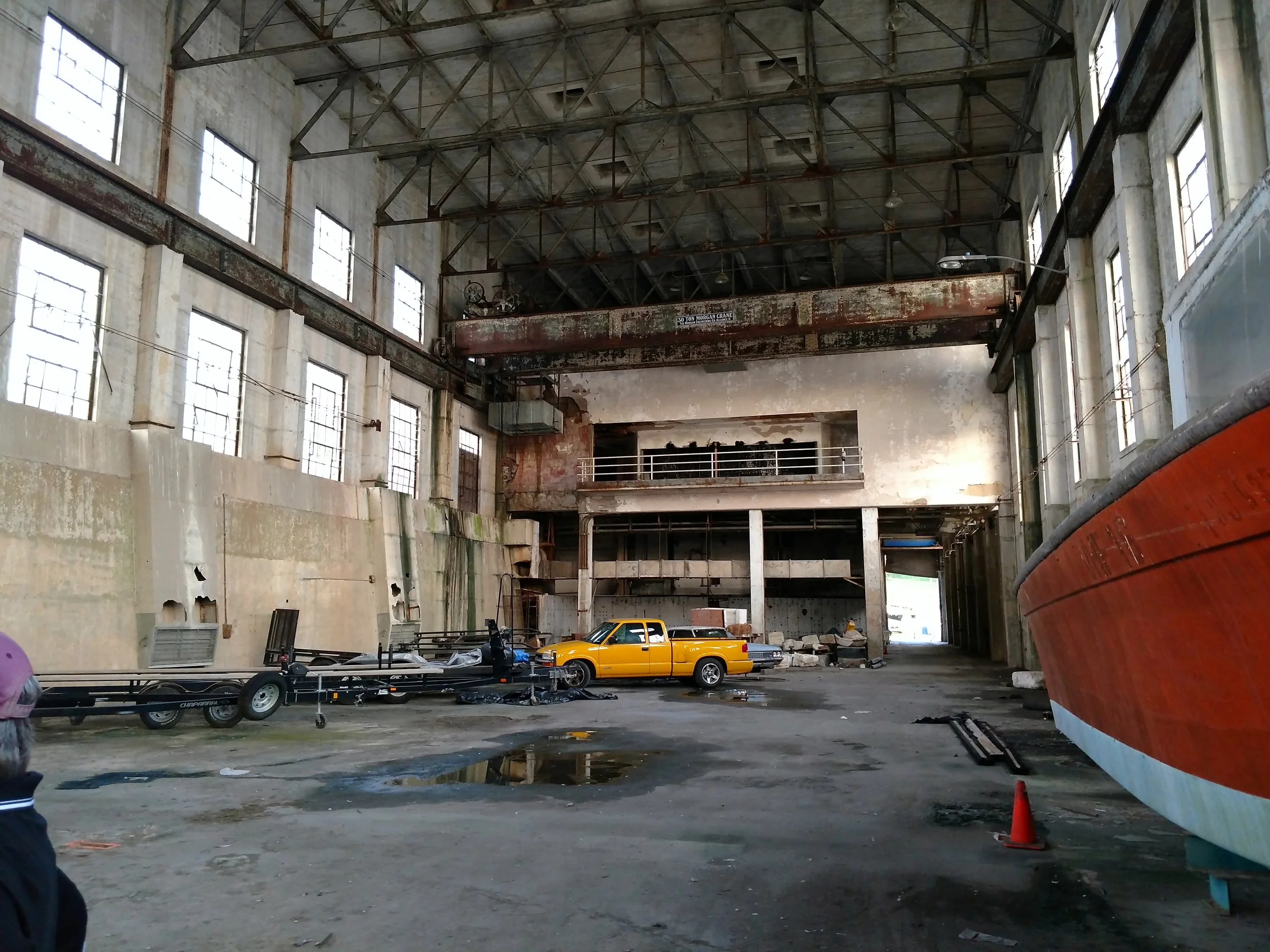 A look inside Hales Bar Dam.