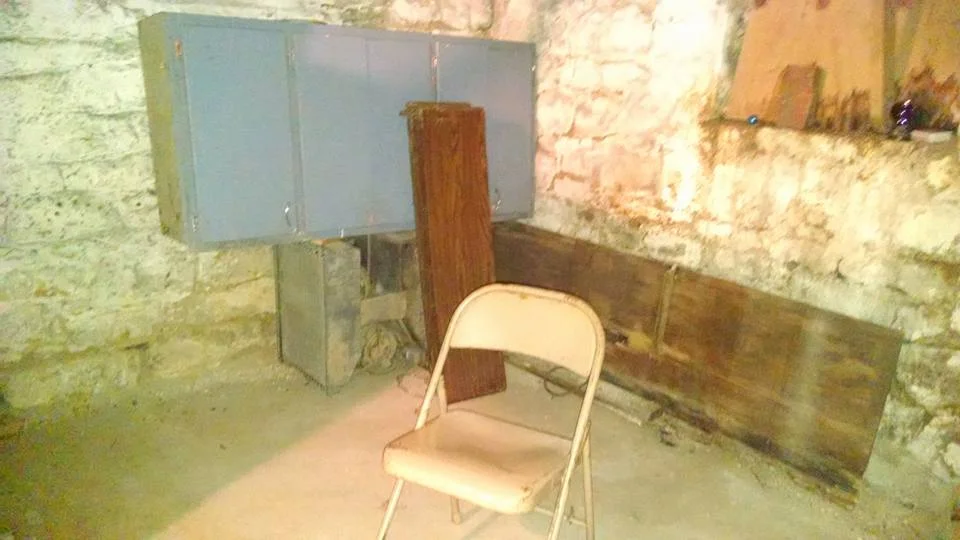 Inside the basement of Sallie House