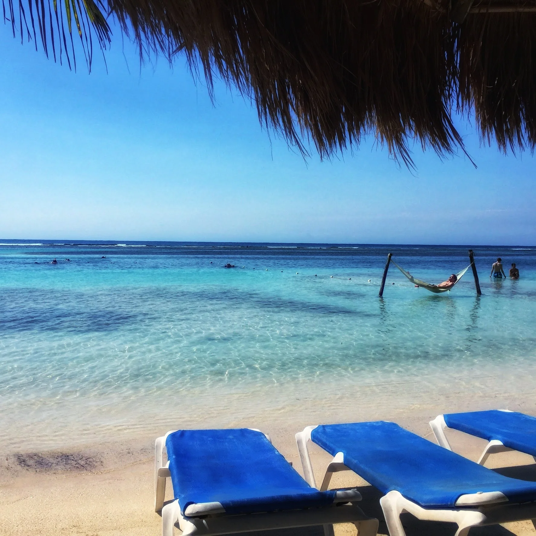 View from our cabana.