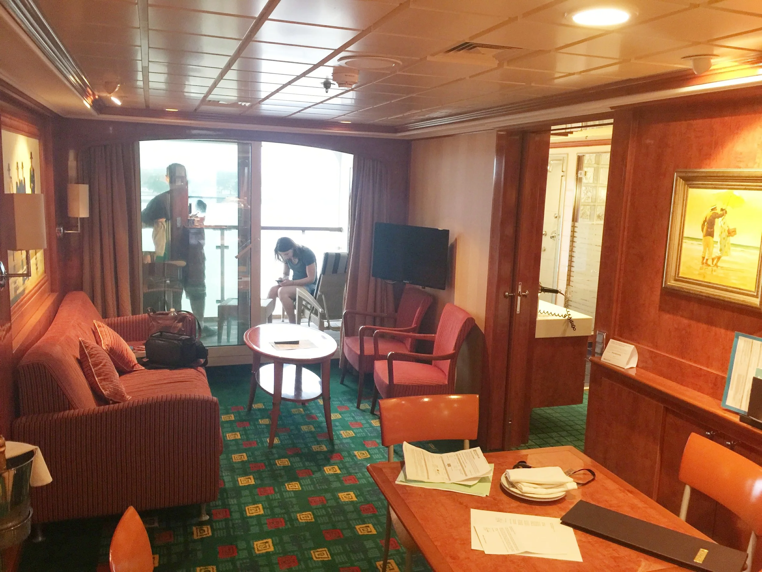 2-bedroom suite on the Norwegian Dawn.