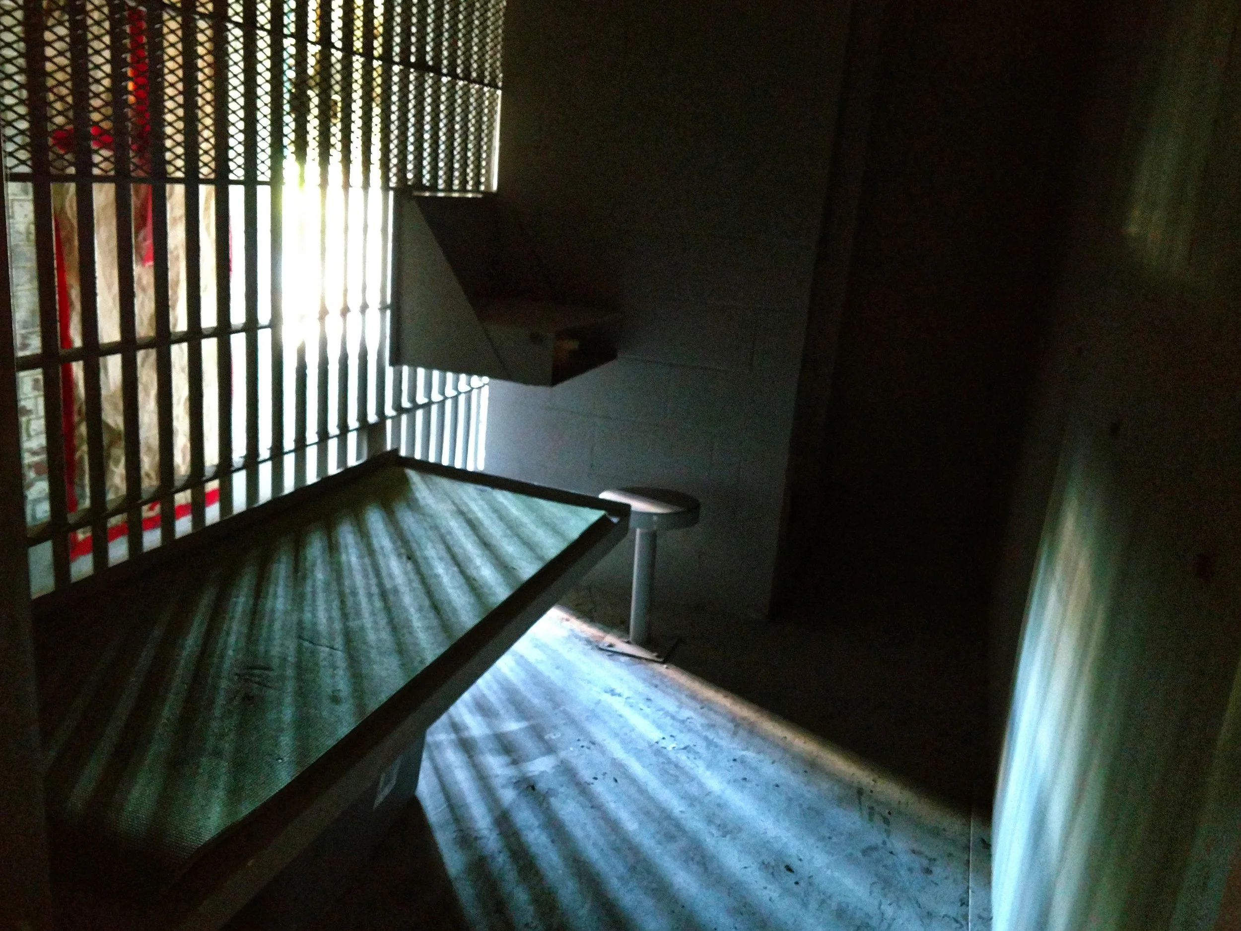 Former cell of Monty Delk