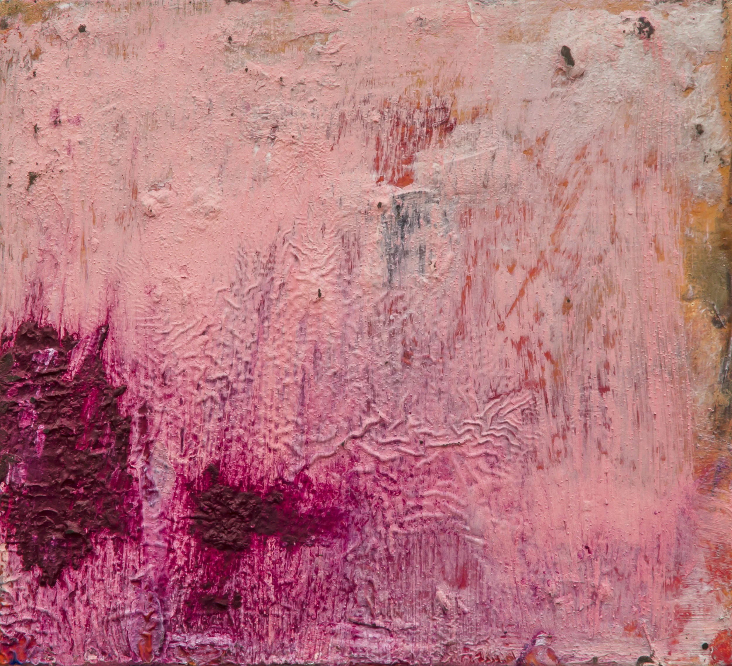 Untitled. Oil on canvas. 14" x 14". 2016.