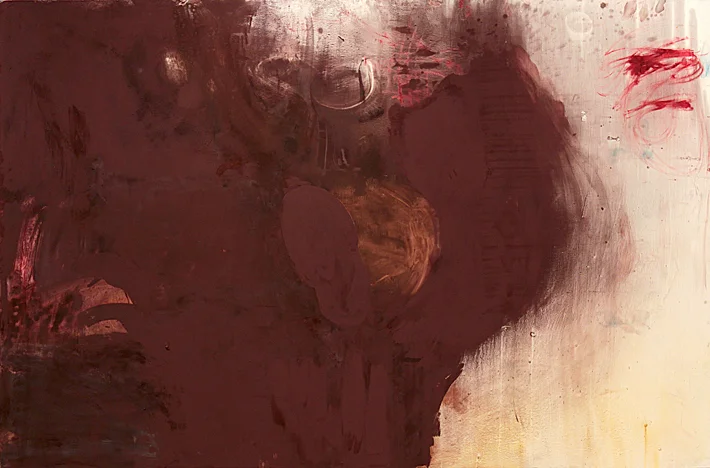 If elephants never forget, then what do they dream about? Oil on canvas. 83" x 124". 2014.