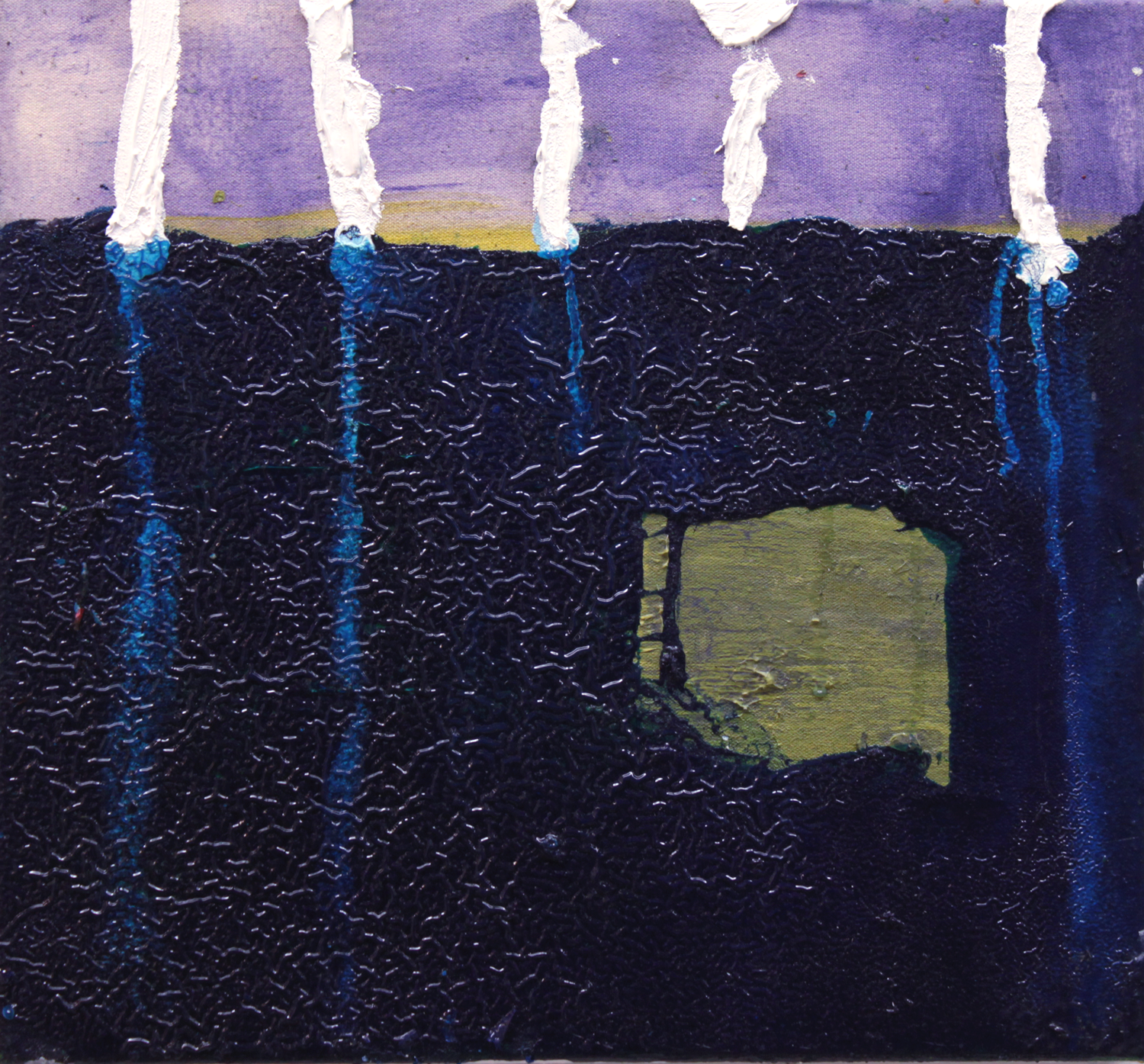 Untitled . Oil on canvas. 16" x 16". 2013.