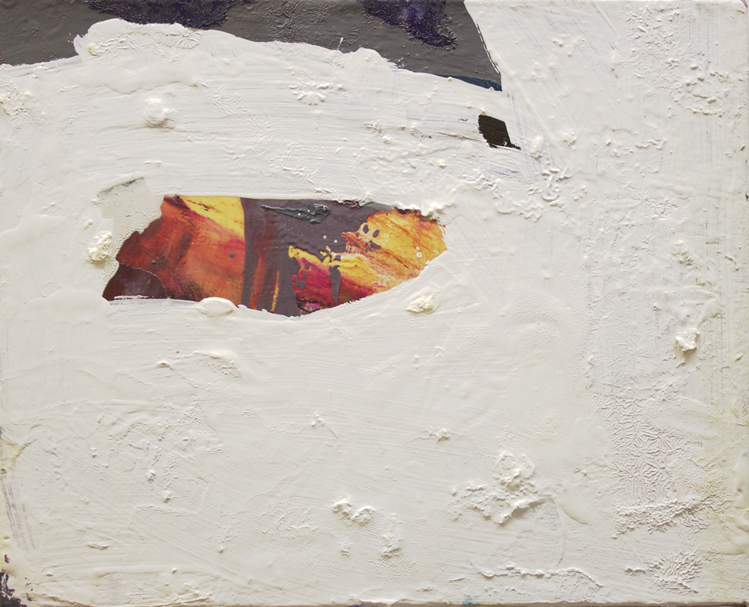 The only heat of your kind for miles . Oil on canvas. 13" x 17". 2013. 