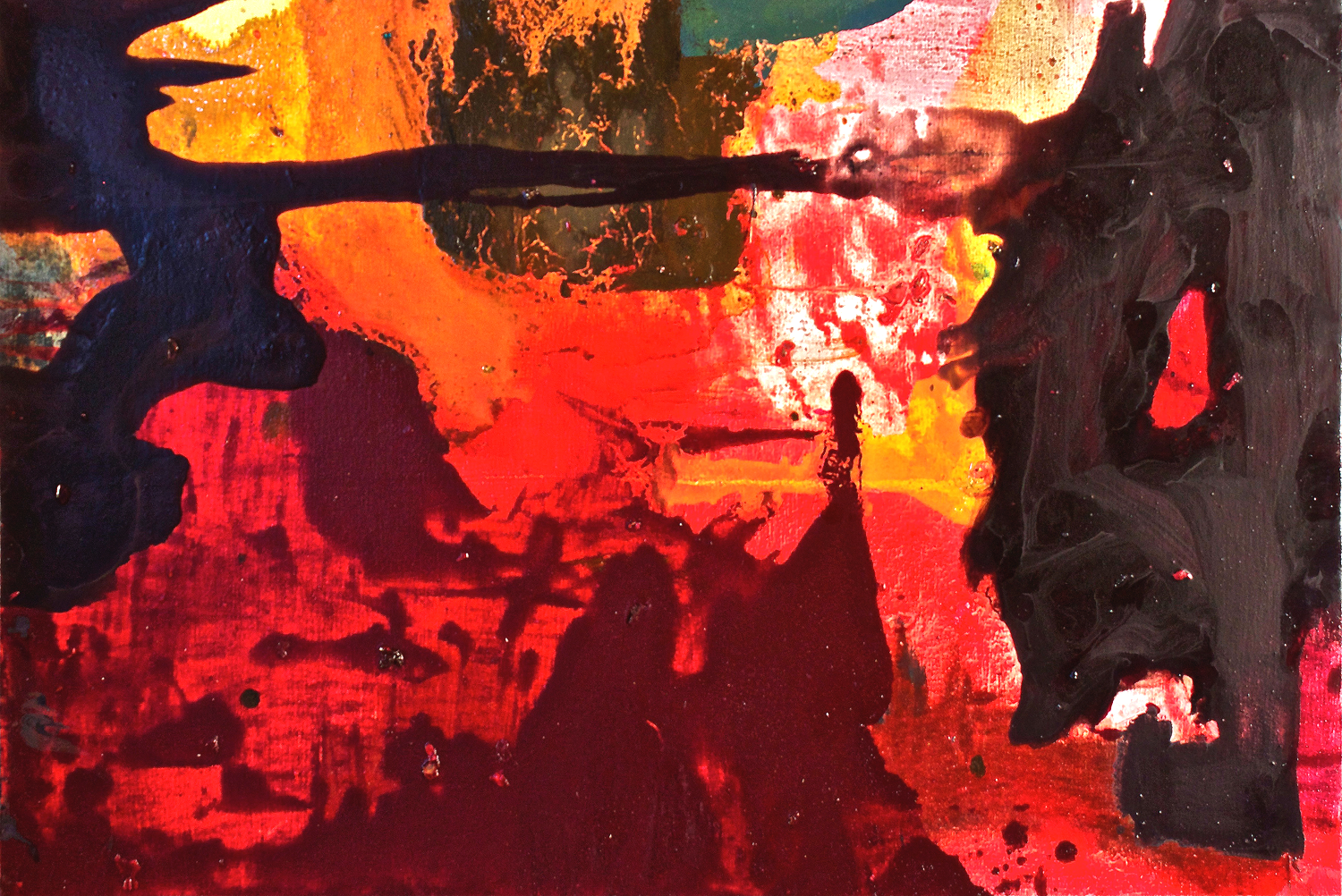 Gamete. Oil on canvas. 25" x 38". 2012.