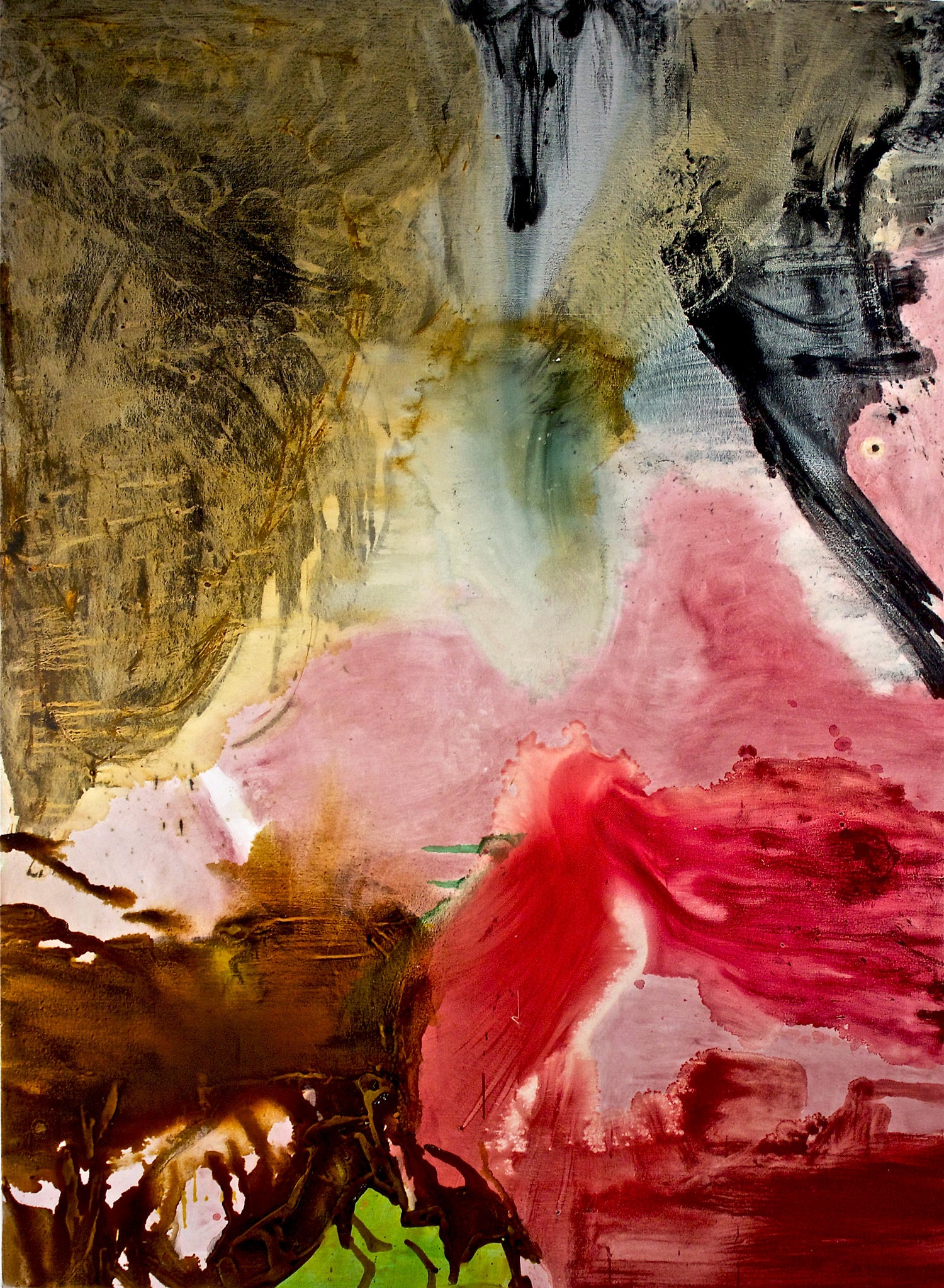 Drafts. Oil on Canvas. 98" x 68". 2012.