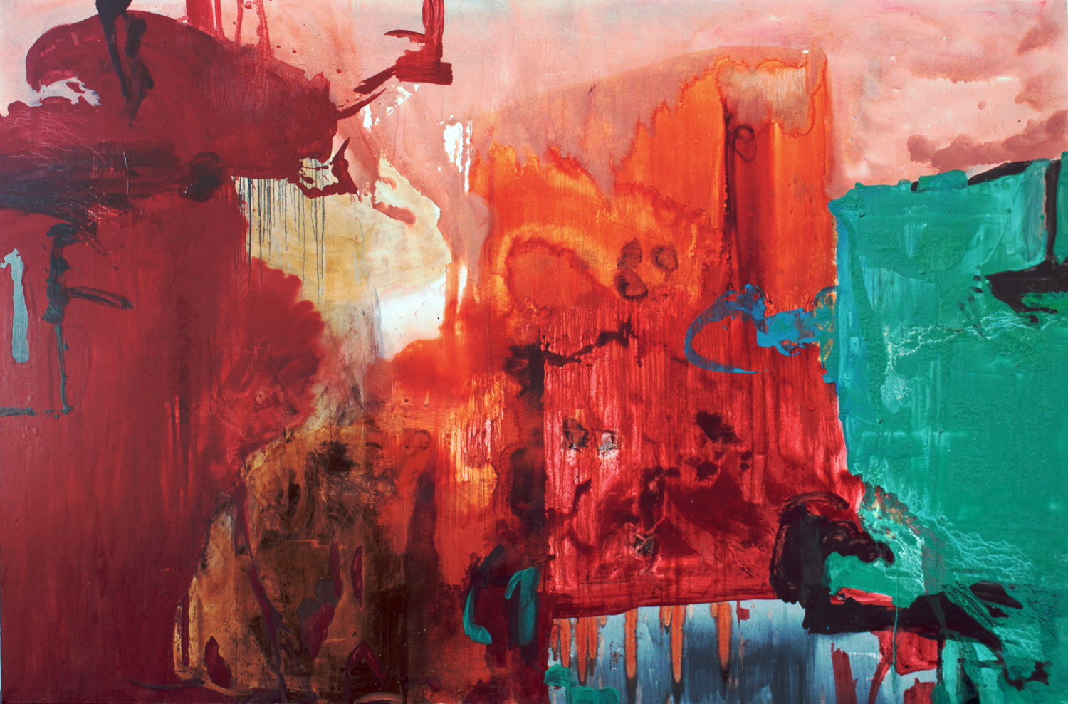 Shadow Chaser. Oil on canvas. 90" x 140". 2012. 