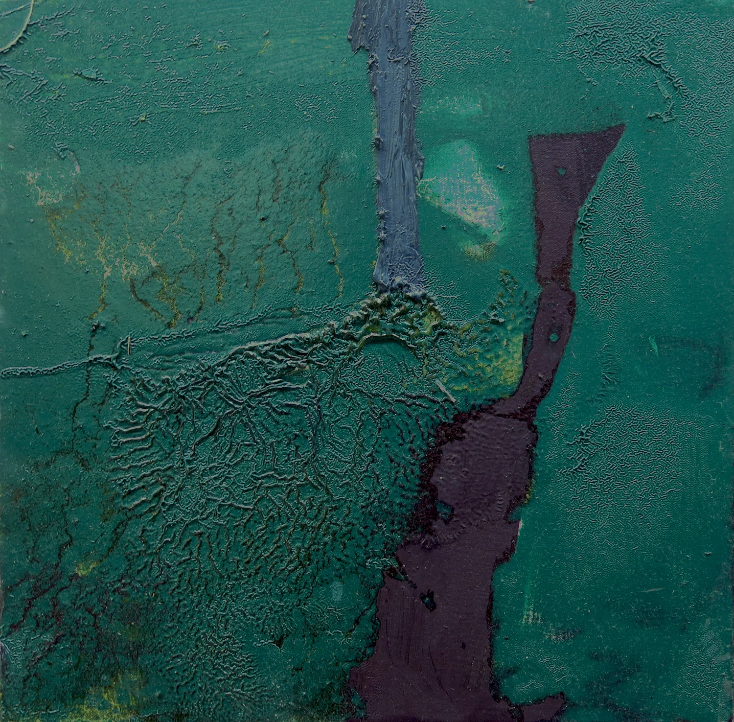 Alligator Earrings. Oil on canvas. 16" x 16". 2014.