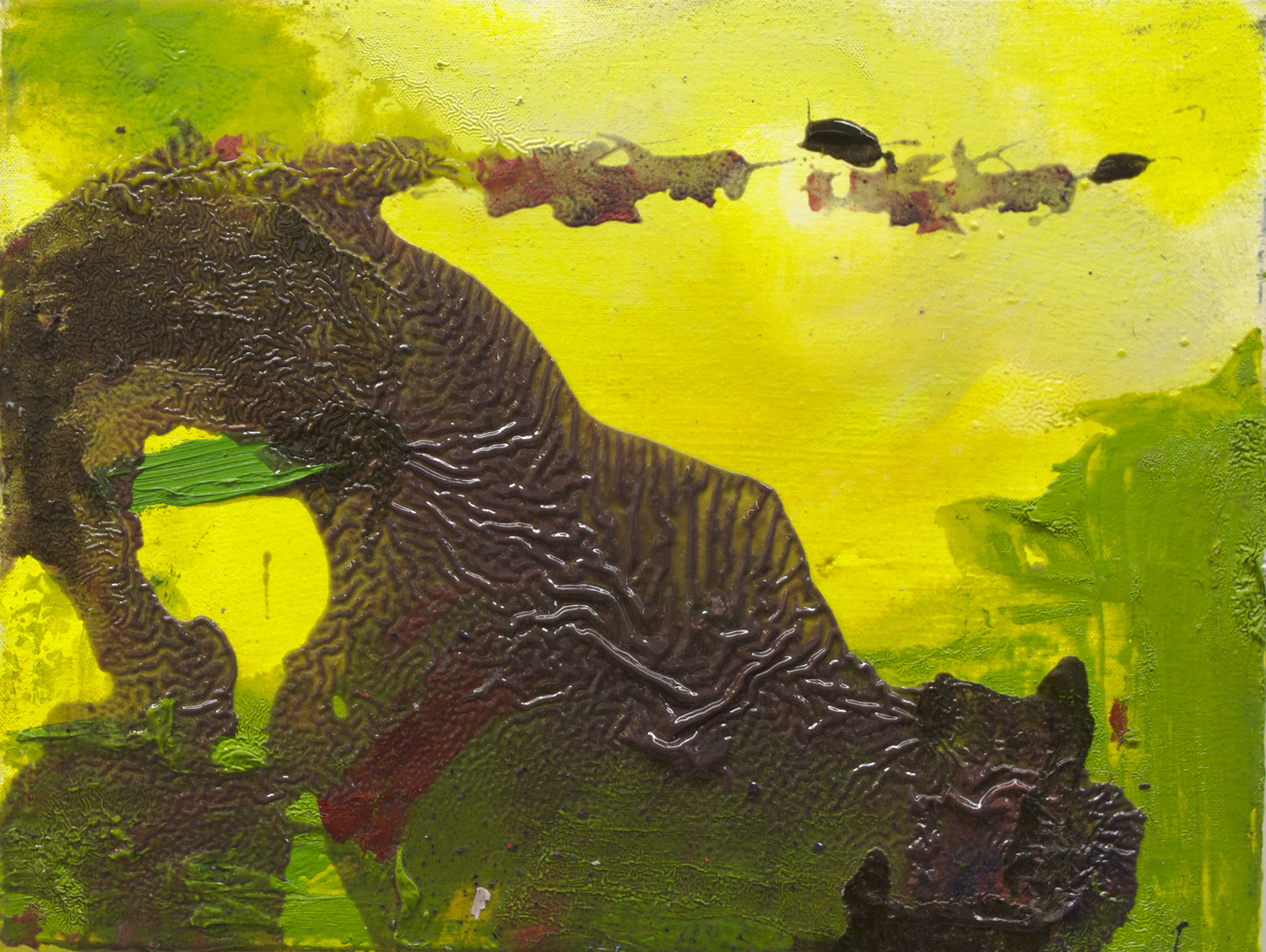 Untitled . Oil on canvas. 12" x 16". 2013. 