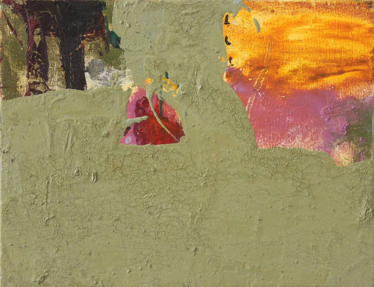 We go down with the dew in the morning . Oil on canvas. 13" x 17". 2013. 