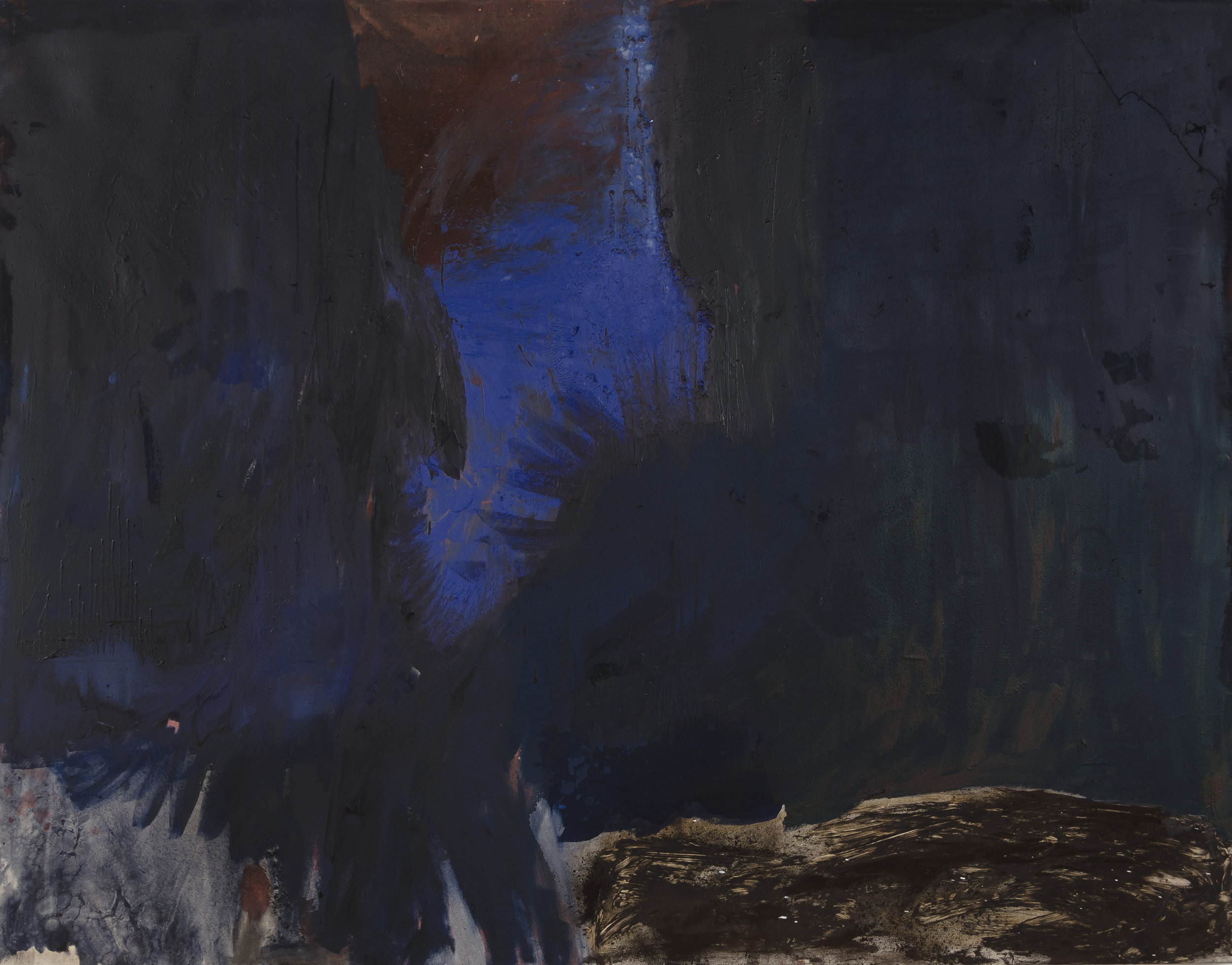    Neptune . Oil on canvas.&nbsp;    72" x 90". 2015.&nbsp;        