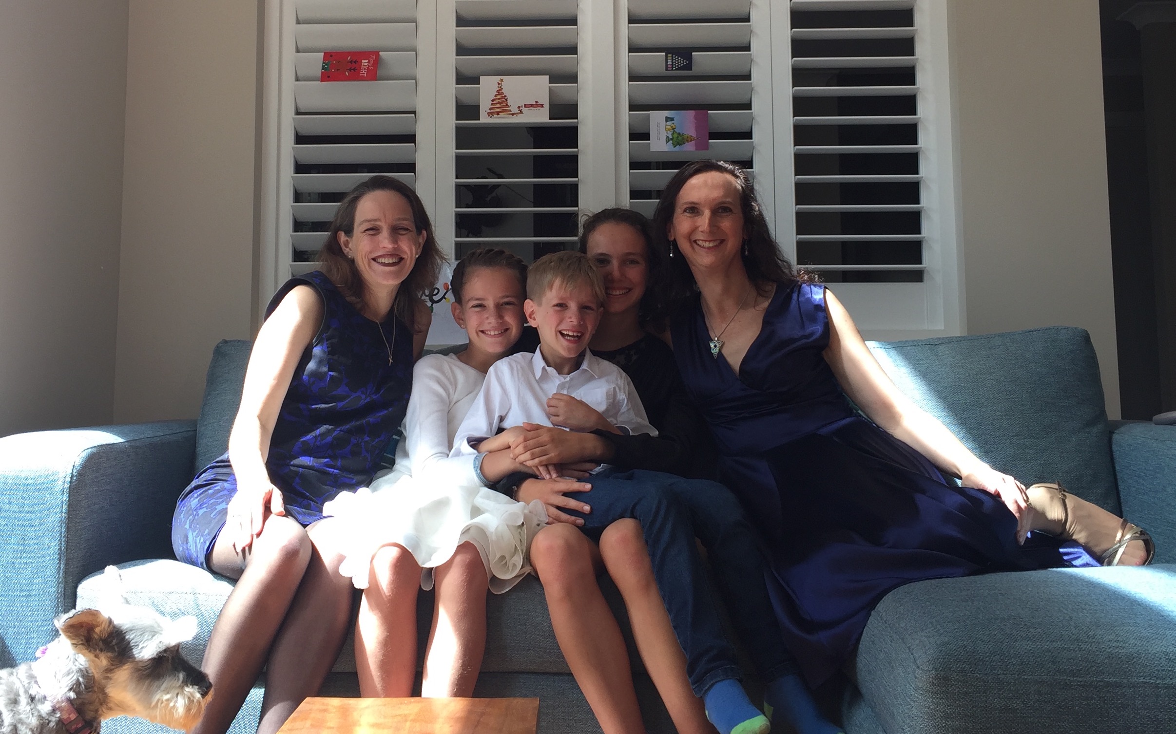 Kate Toyer and her family