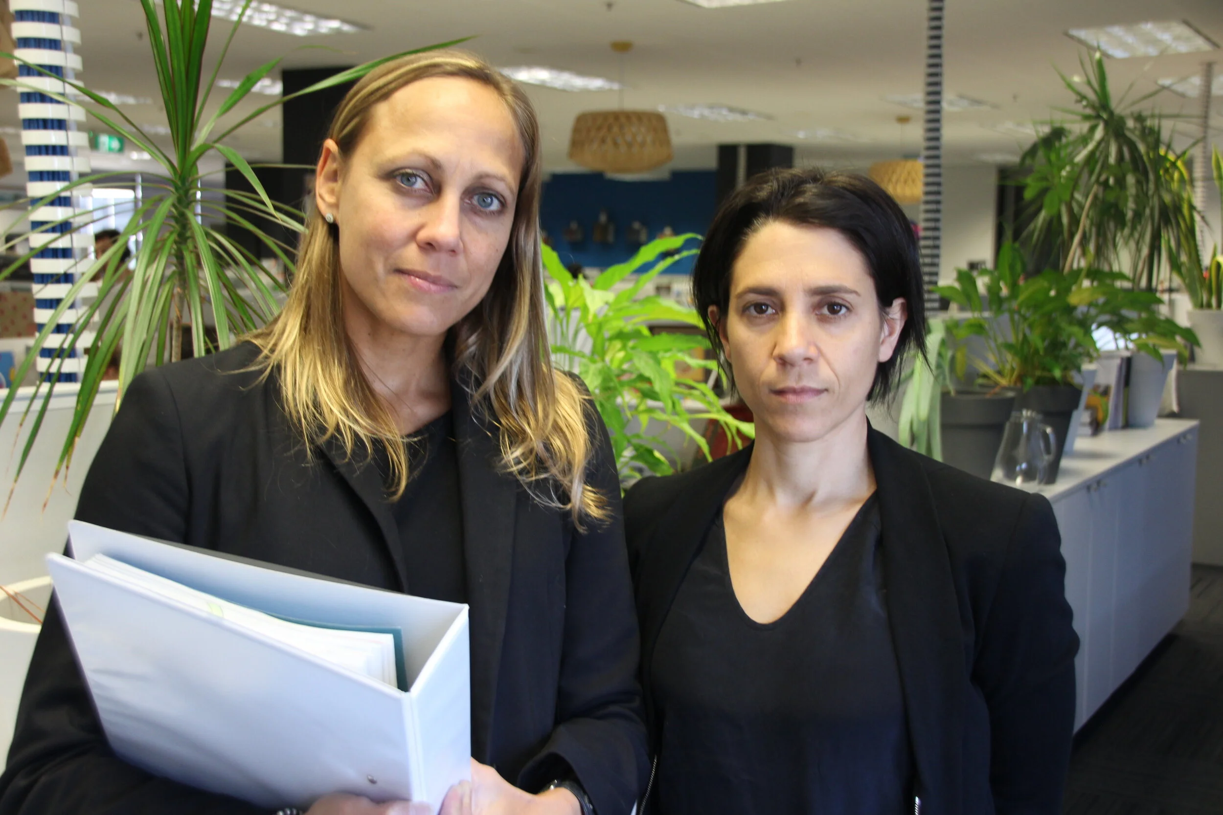 Shahleena Musk and Ruth Barson of the Human Rights Law Centre’s Aboriginal and Torres Strait Islander peoples’ rights team.