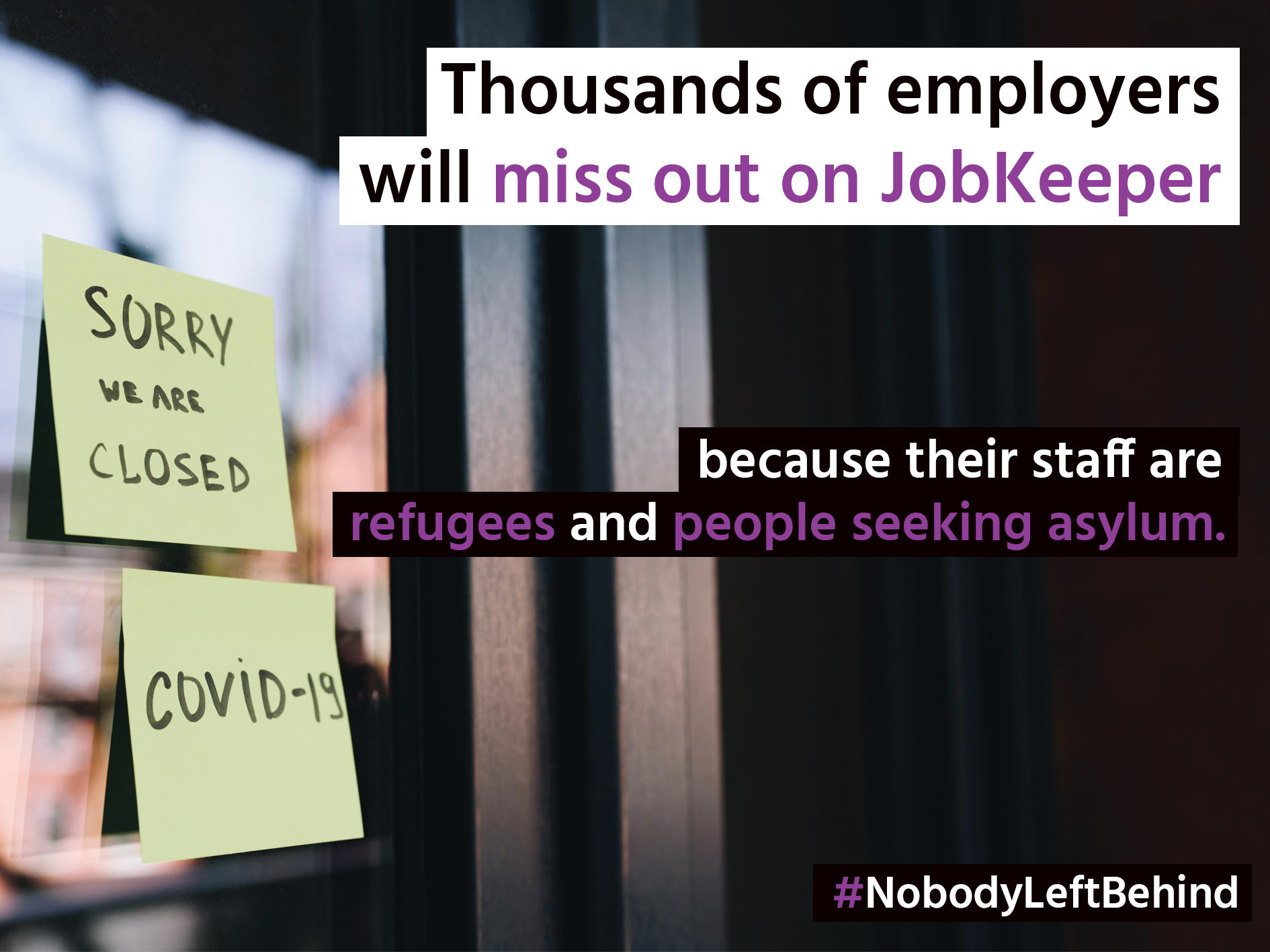 Human Rights Law Centre joins call on PM to ensure #NobodyLeftBehind during COVID-19