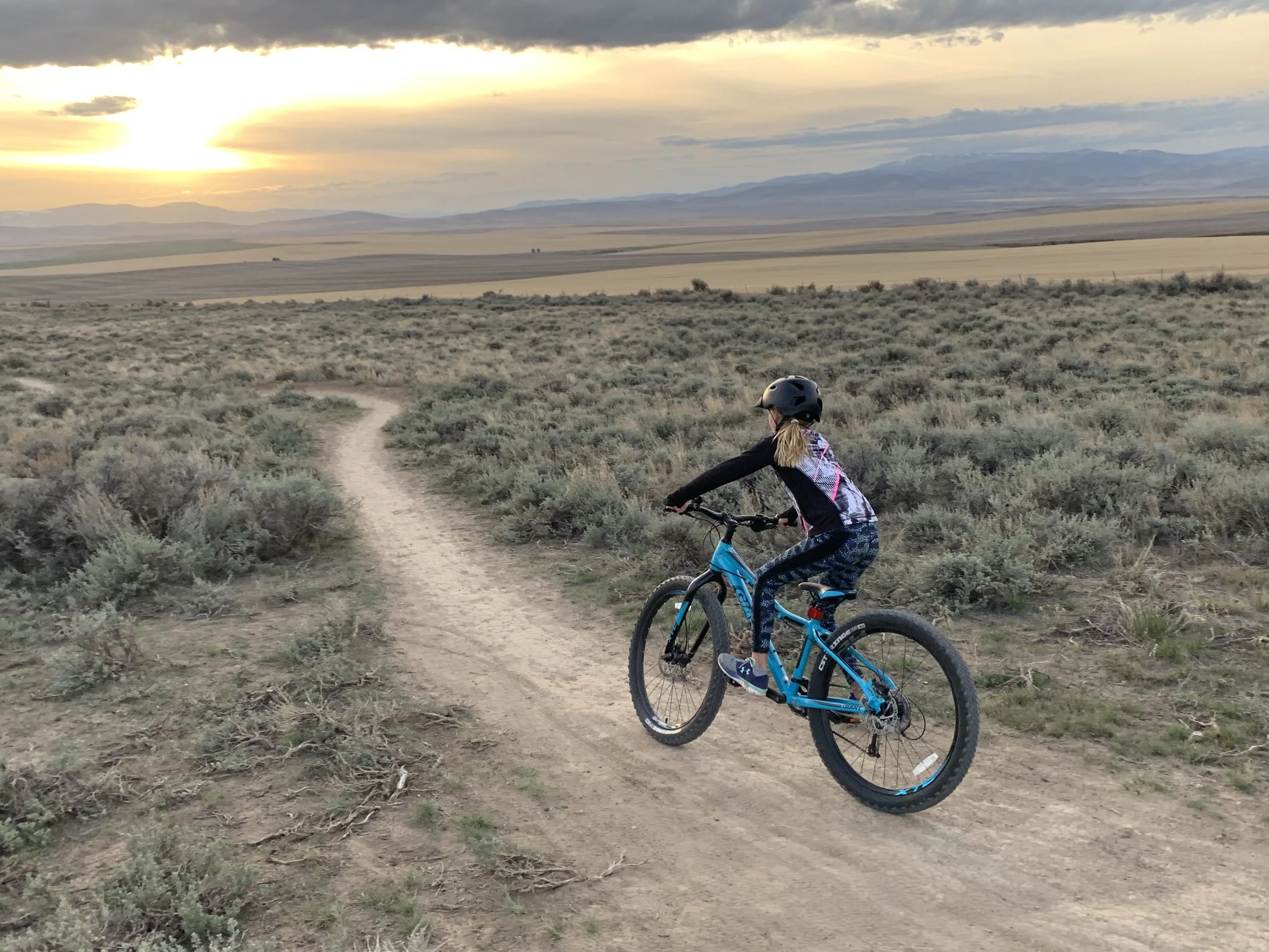 Sunset laps at Copper City before marshmallows in the parking lot.