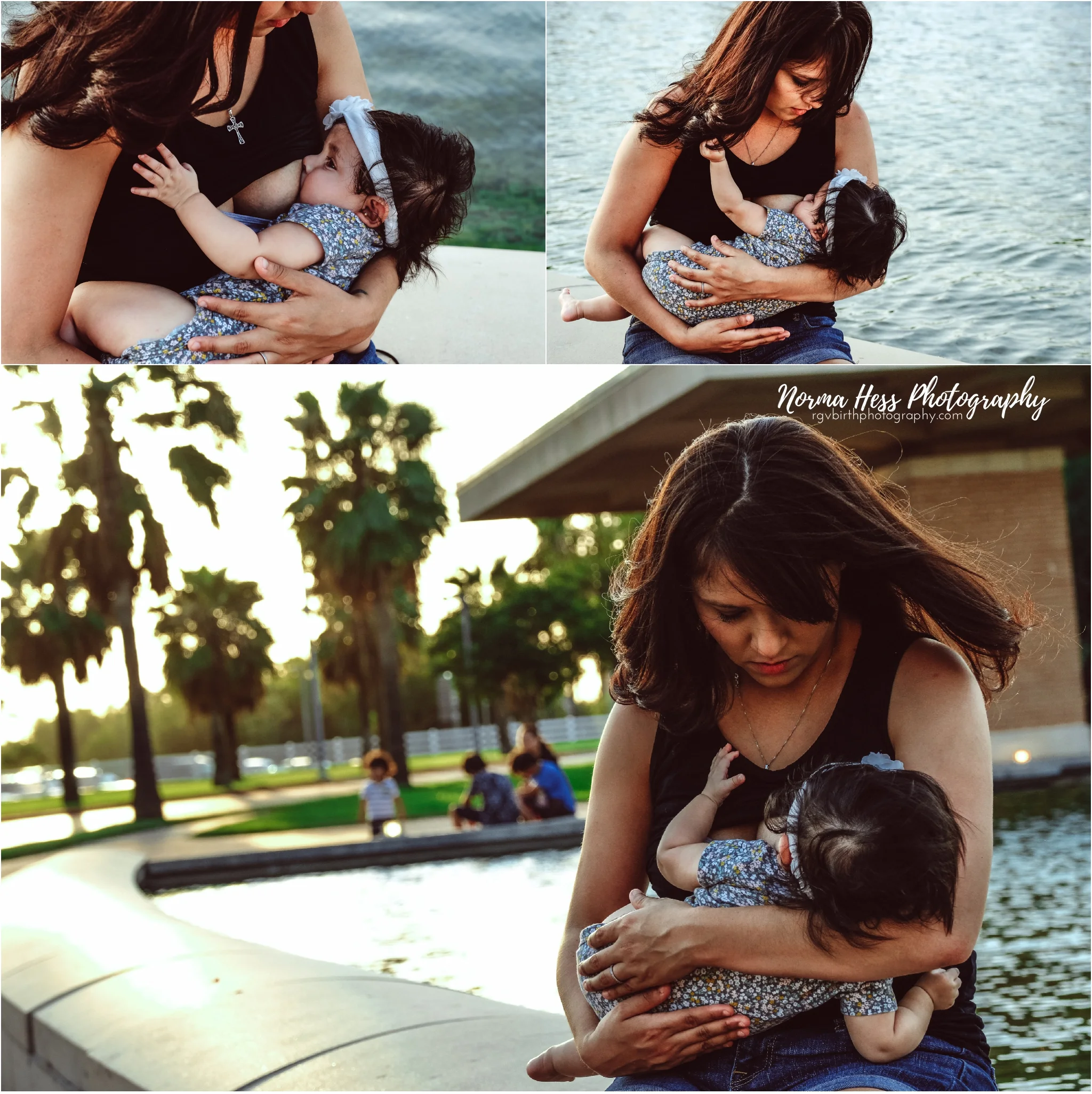 Breastfeeding in public in McAllen, TX | Normalizing breastfeeding for World Breastfeeding Week 2018 | rgvbirthphotography.com | Norma Hess Photography