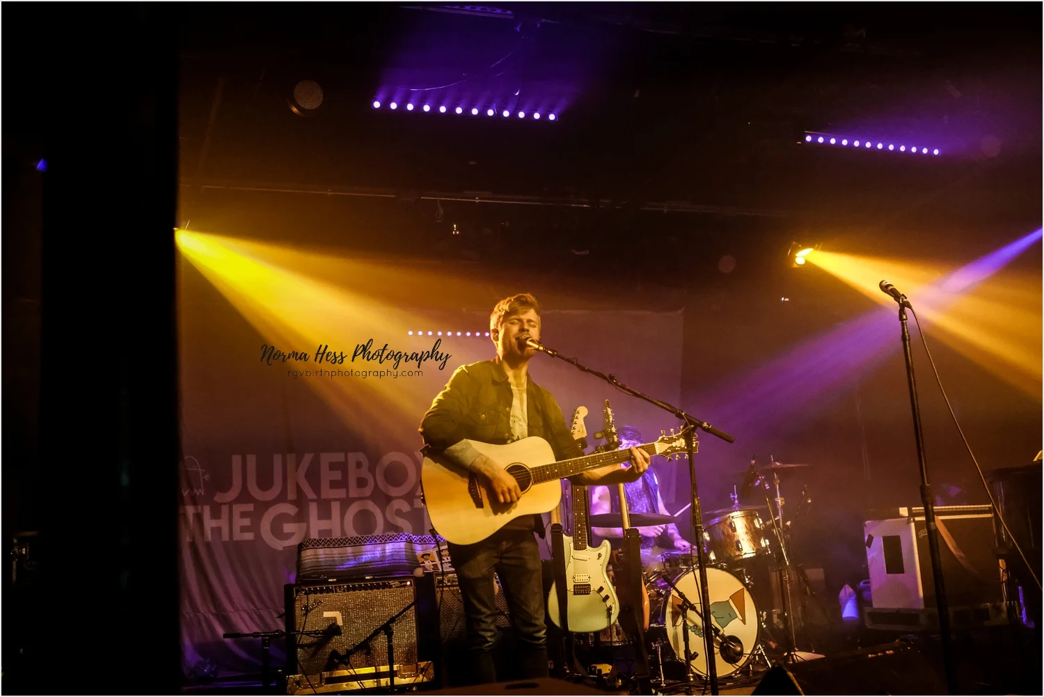 Tommy Siegel performing with Jukebox The Ghost at the Empire in Austin, TX | Photo by Norma Hess Photography