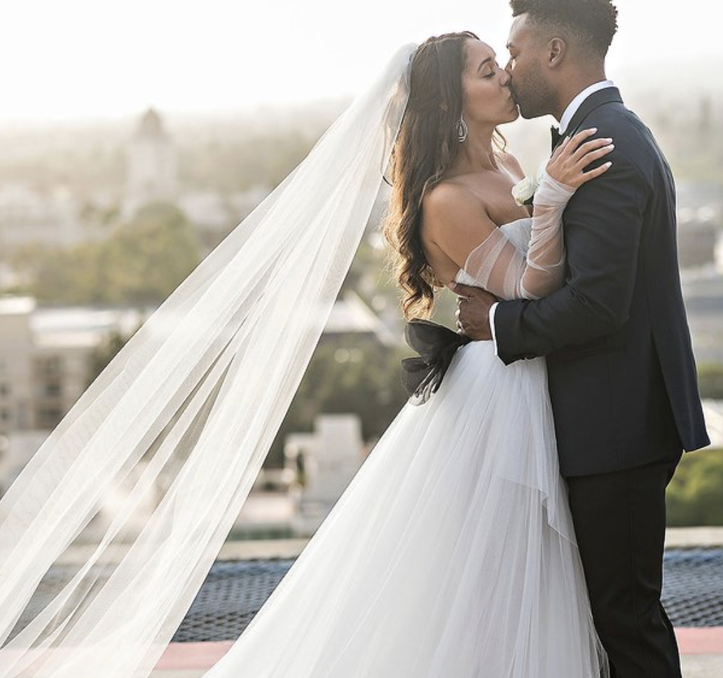 One Couple Planned a Stylish Black-and-White Wedding in Los Angeles