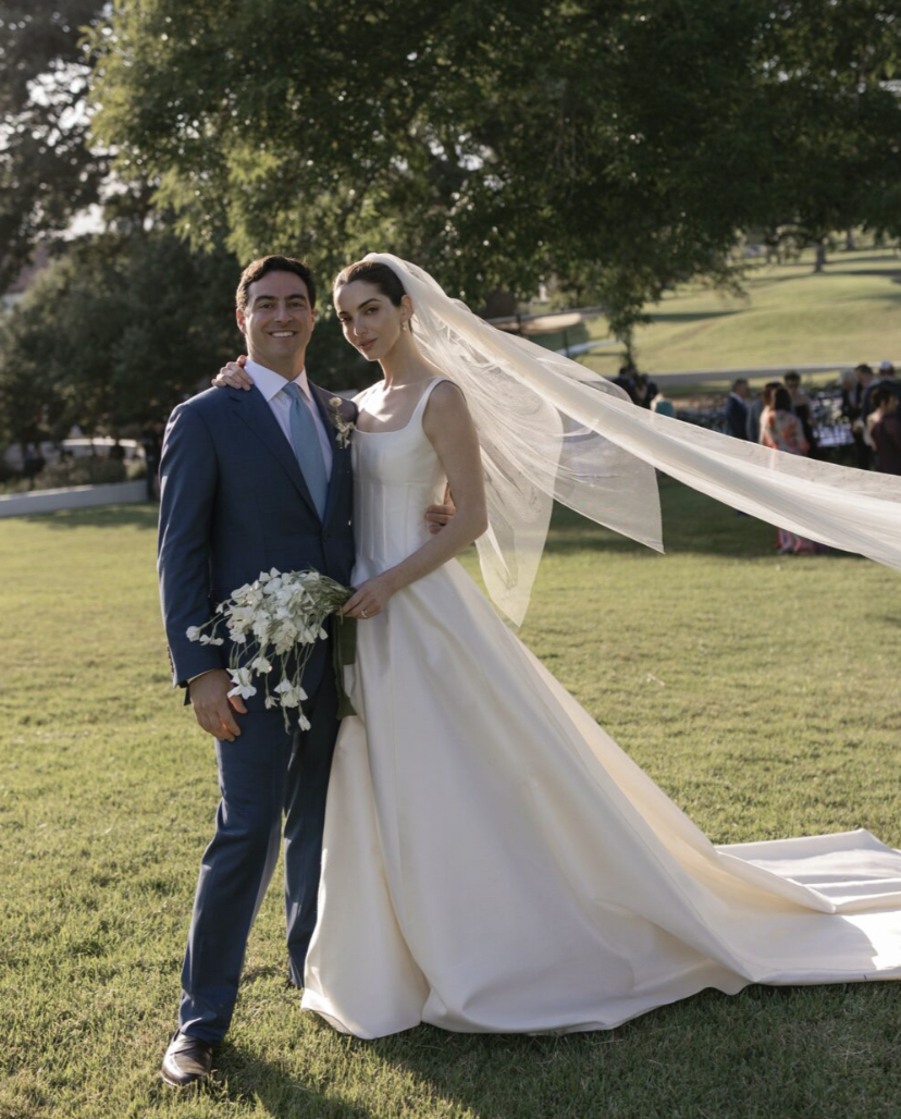 OTM Styled This Bride in Danielle Frankel with Custom Jimmy Choos for Her Solstice Wedding in Ojai