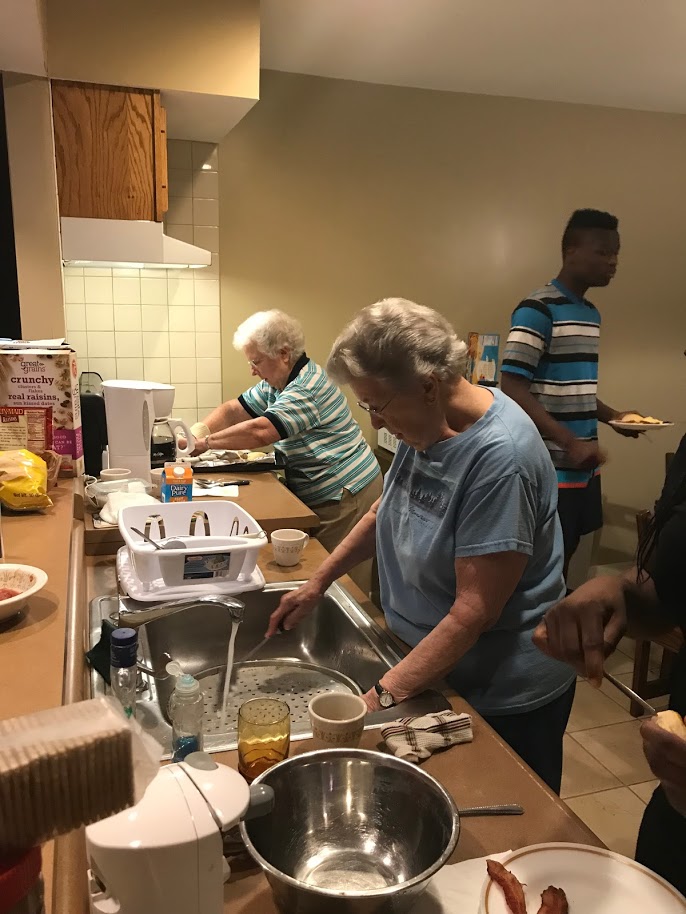 Cooking with the love between our brothers and our sisters