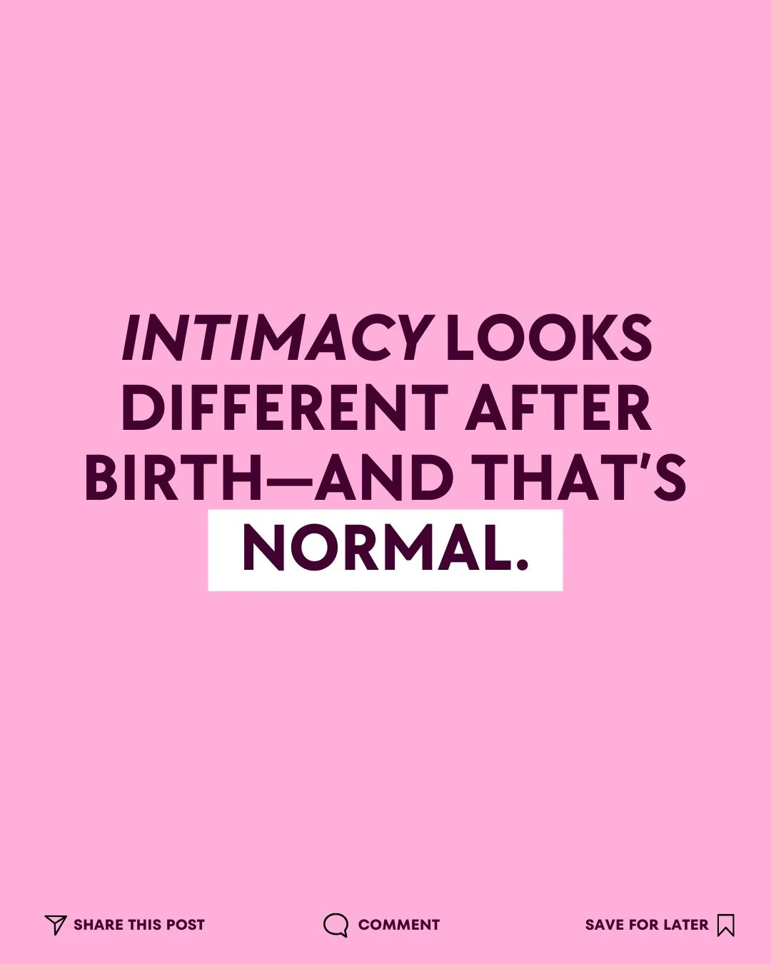 We talk a lot about pregnancy, birth and postpartum&mdash;but intimacy often gets left out of the picture....unless you've done one of my classes.

In pregnancy, intimacy and connection aren&rsquo;t just about romance. They&rsquo;re also about oxytoc