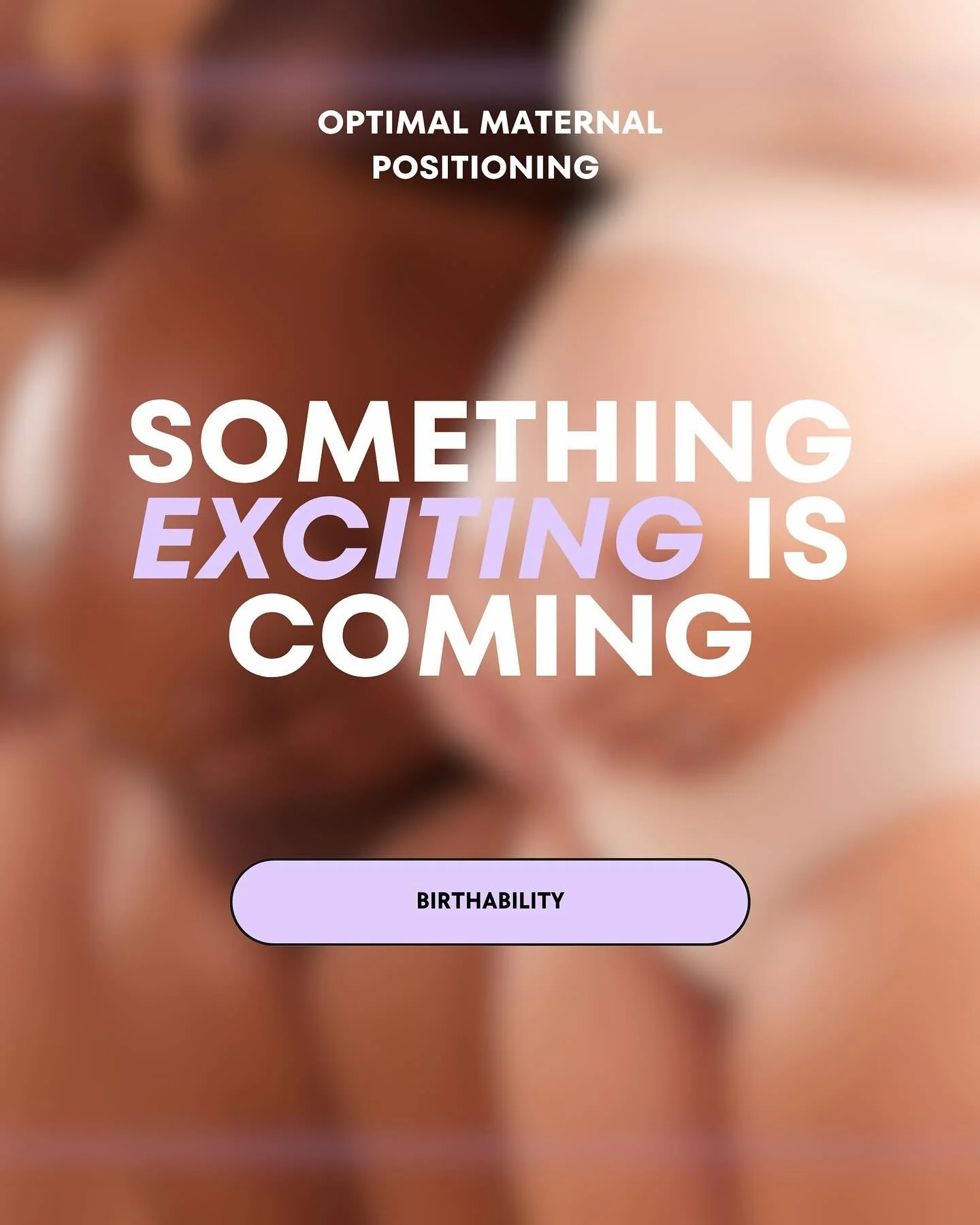 COMING TO THE COAST IN 2026 

Optimal Maternal Positioning workshops are on their way &mdash; packed with tools, tips, and seriously game-changing education to help you understand how the body, baby and birth work together.

Whether you&rsquo;re a bi