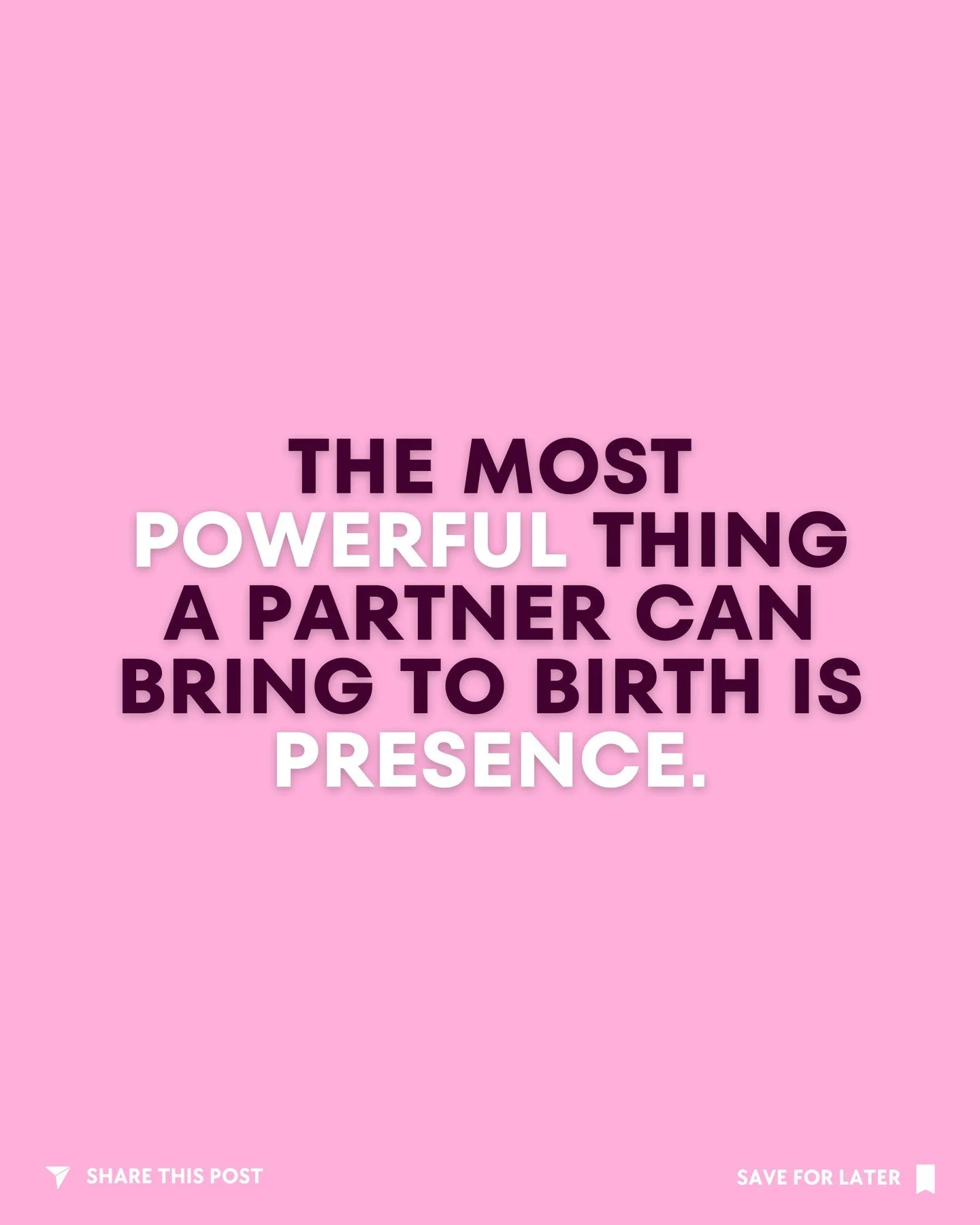I tell partners this a lot. You don&rsquo;t have to know everything about labour, but a little understanding goes a long way. What really matters is how present and connected you are.

Notice the small things, how her breathing changes, how she shift