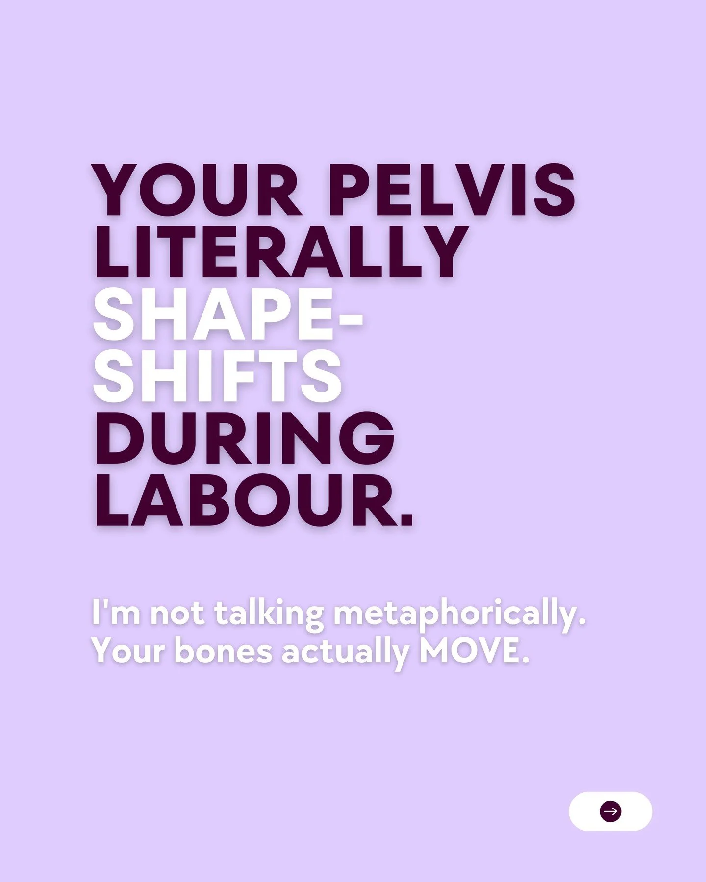 Your pelvis isn't static - it's dynamic. And when you move in labour, you're not just staying comfortable, you're actively creating space for your baby. This is why movement matters.