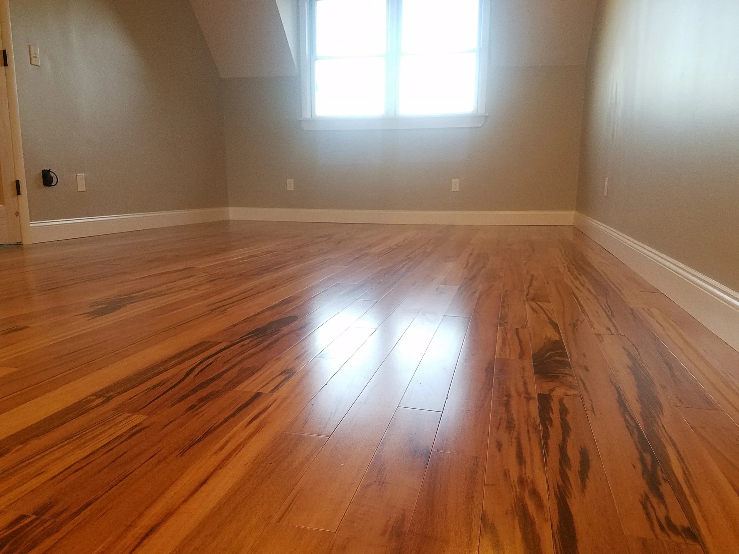 Brazilian hardwood floor install. Greenville, NY