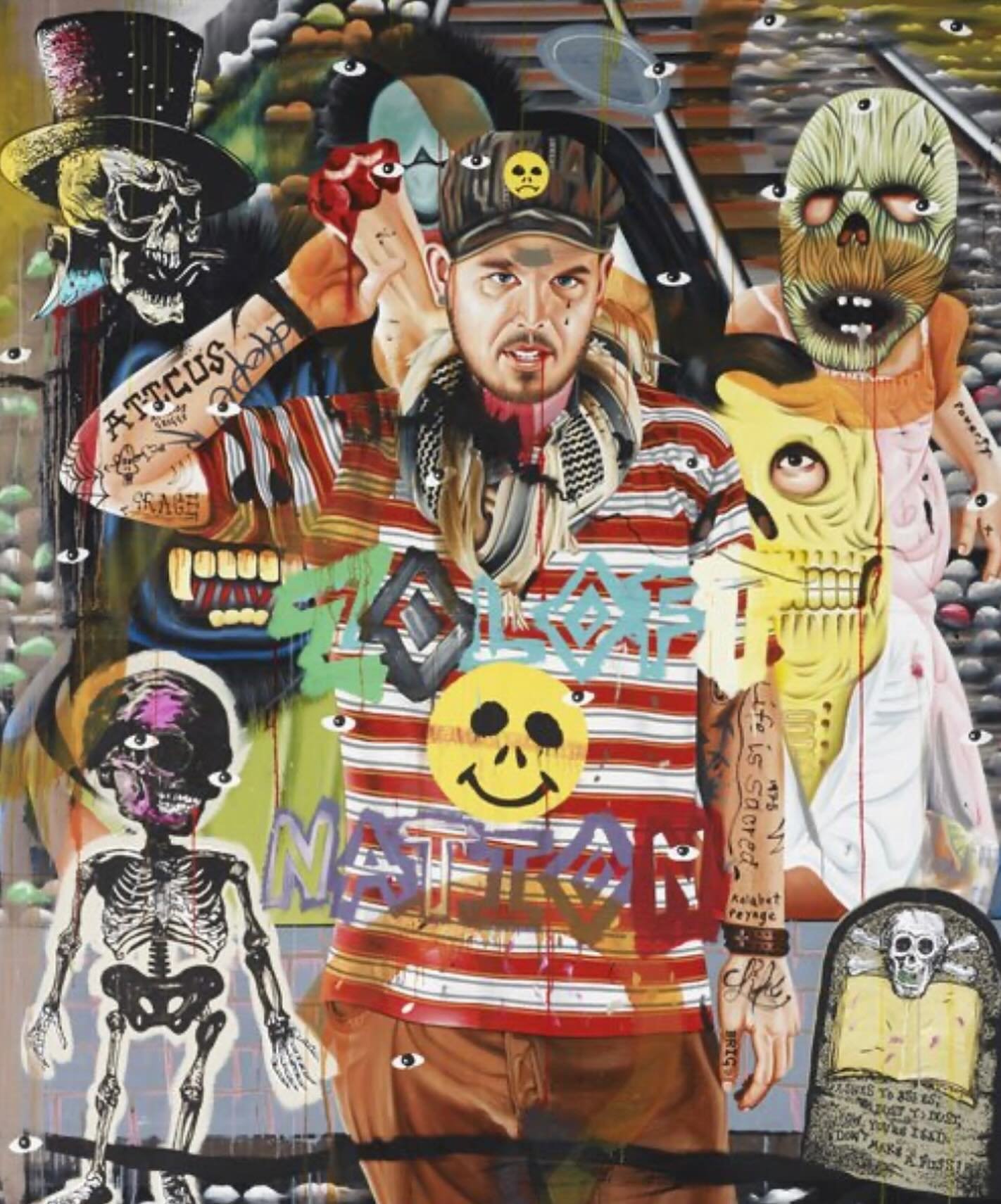 Very special painting @davidjamesgriggs Zoloft Nation (Self Portrait) 2009, acrylic on canvas 282x232cm
#archibaldprize #finalist #2009 #333artprojects