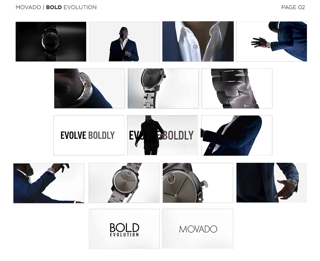 Storyboard for the Men's