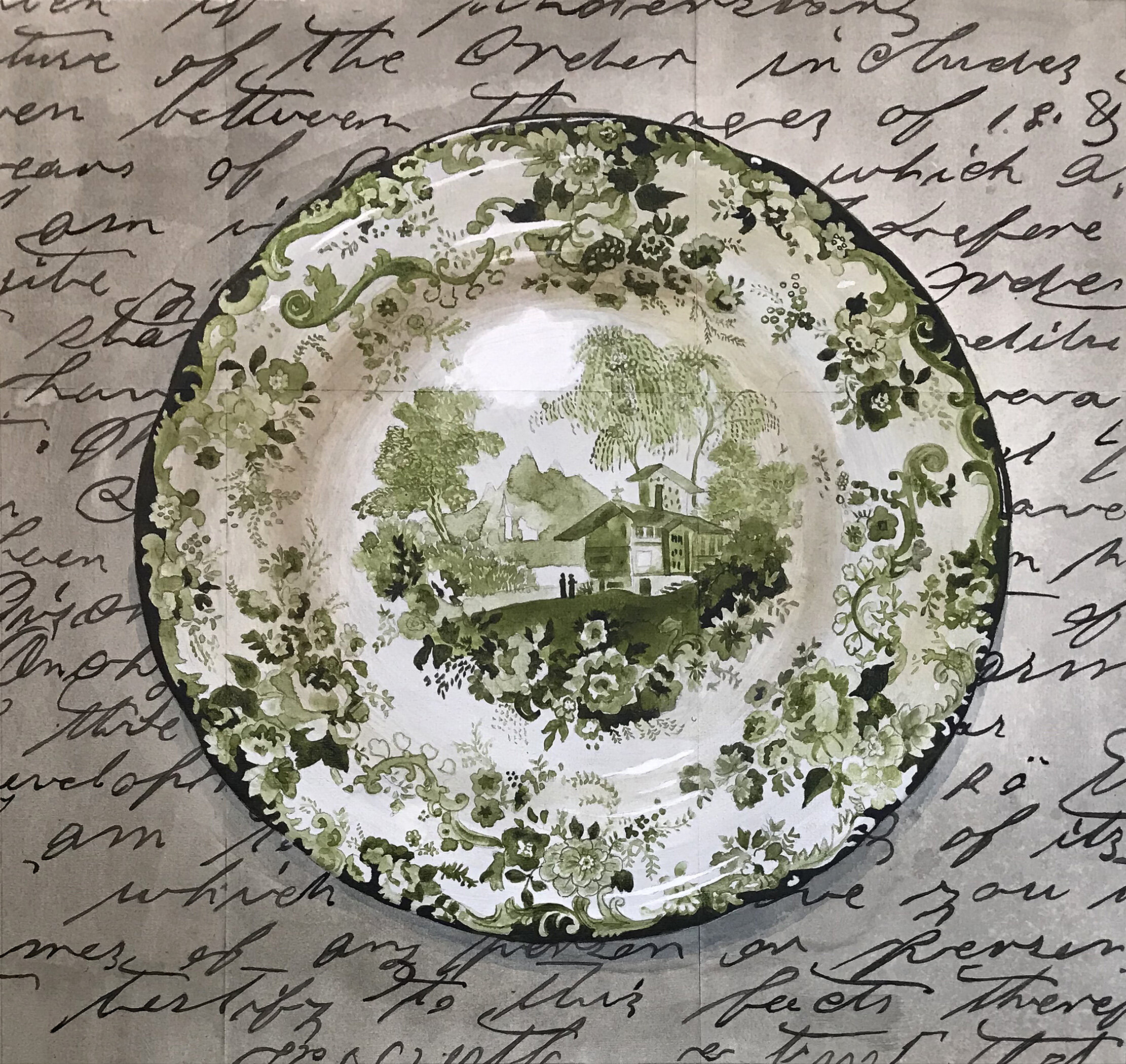Dinner Plate Green, 2021