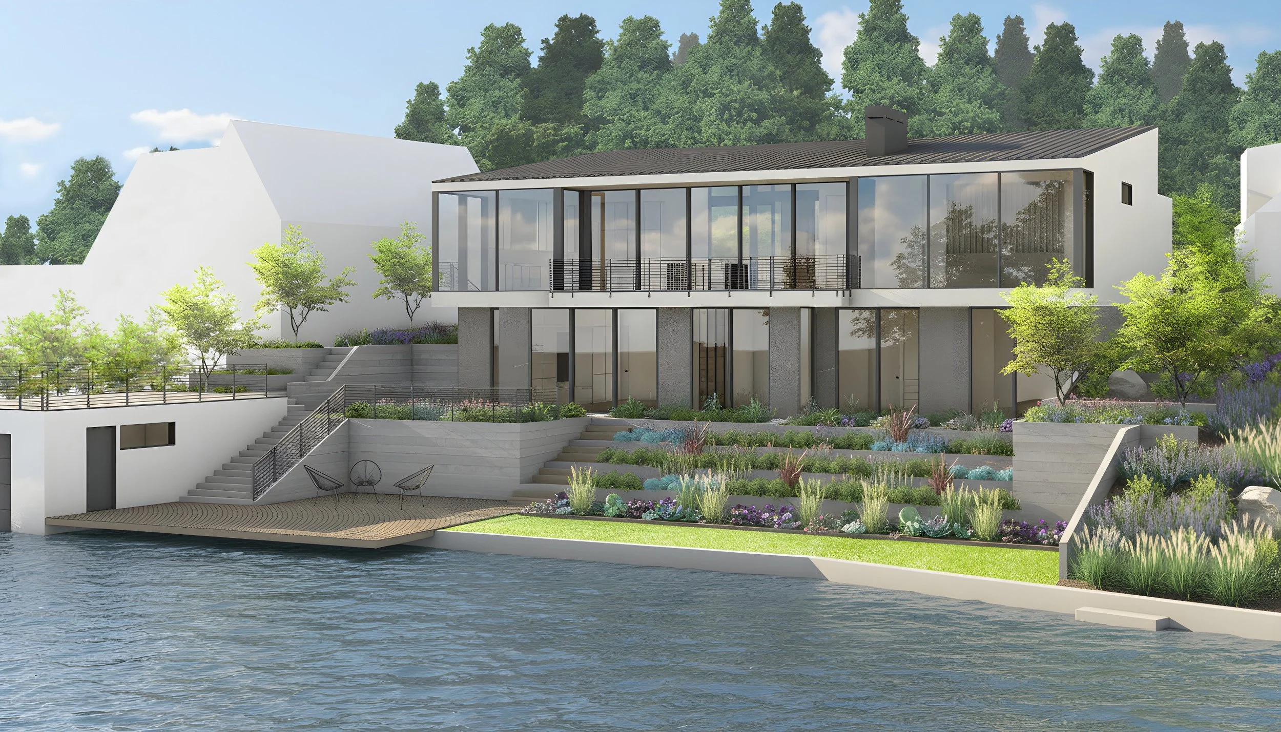 Concept Rendering: NW Corner Perspective